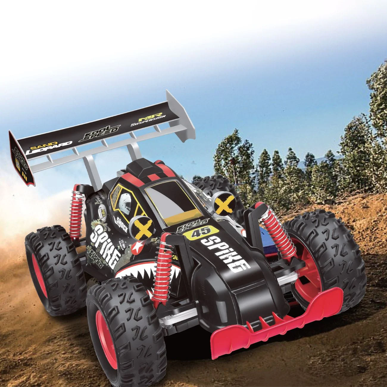 Masina cu Telecomanda Buggy Rock Crawler Neagra 1:16 / 2.4GHz - poza 3