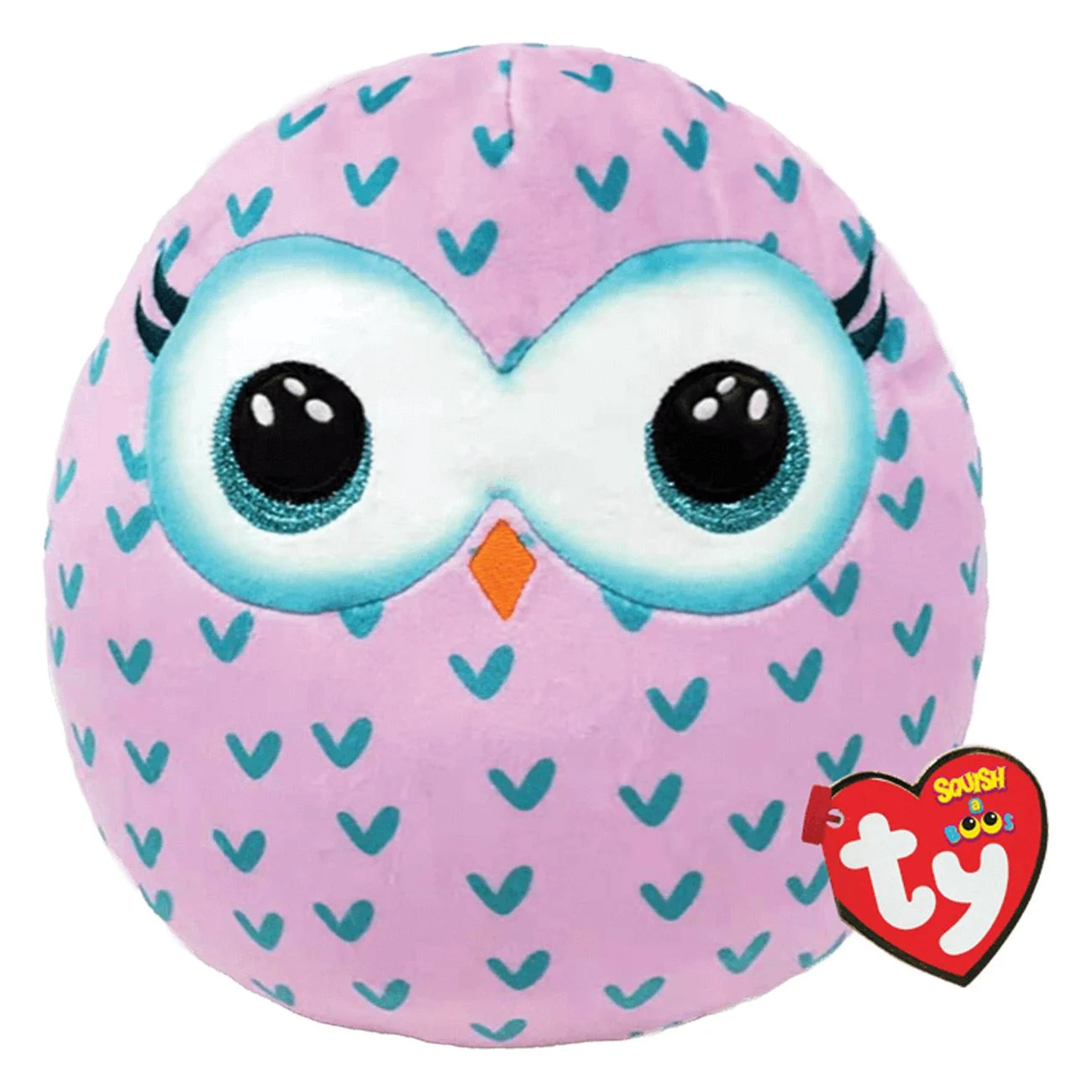 TY Jucarie de Plus Squishy Beanies Bufnita Lila 25cm - AS