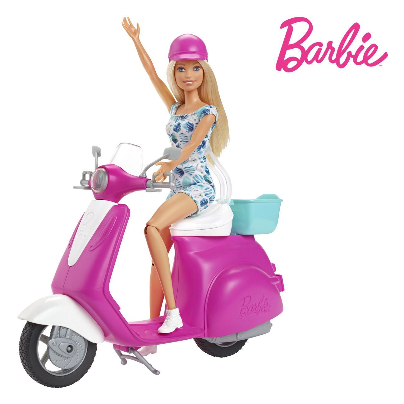 Papusa Barbie cu Scooter - Mattel