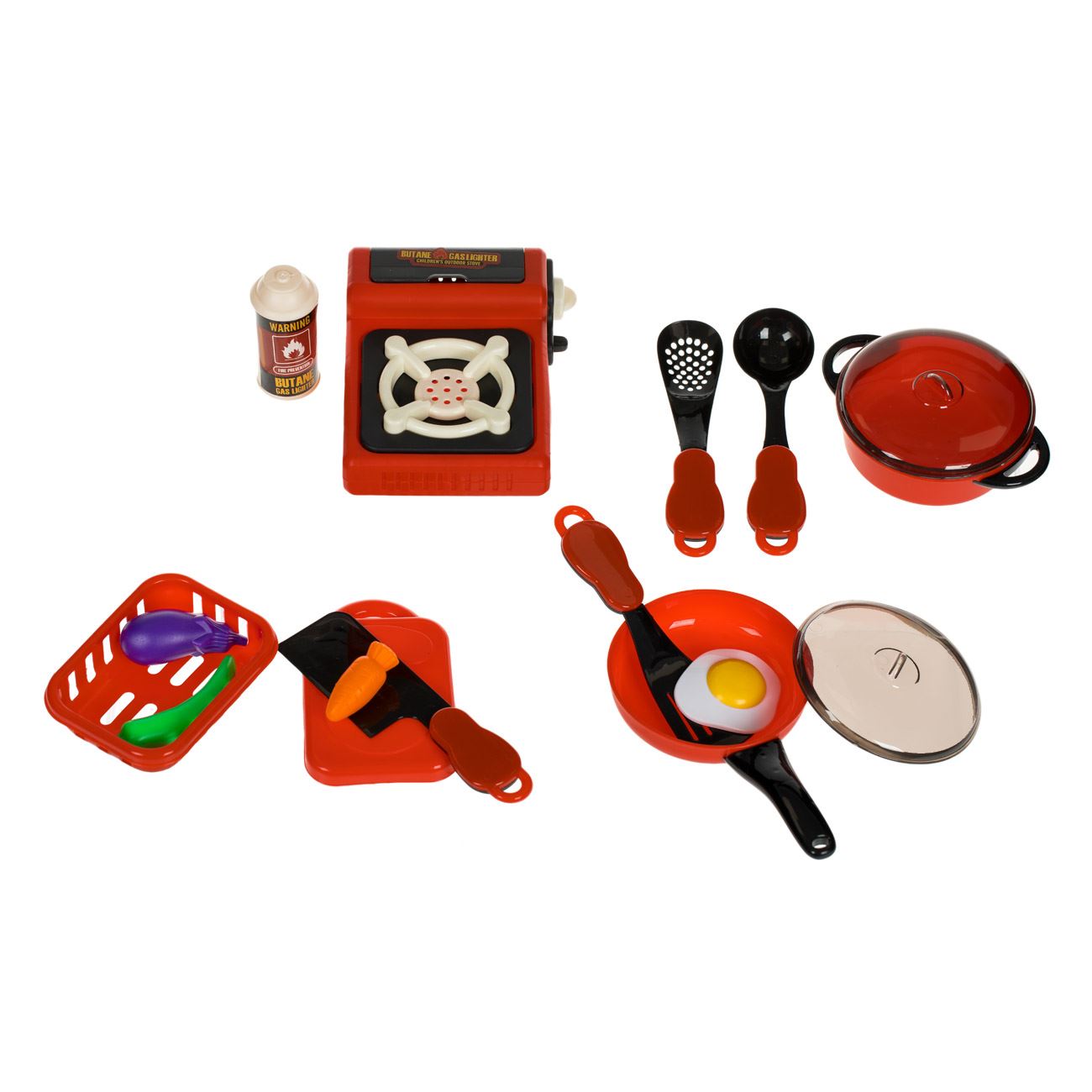 Set de Masa cu Vase de Gatit & Ochi - 12 piese - poza 2