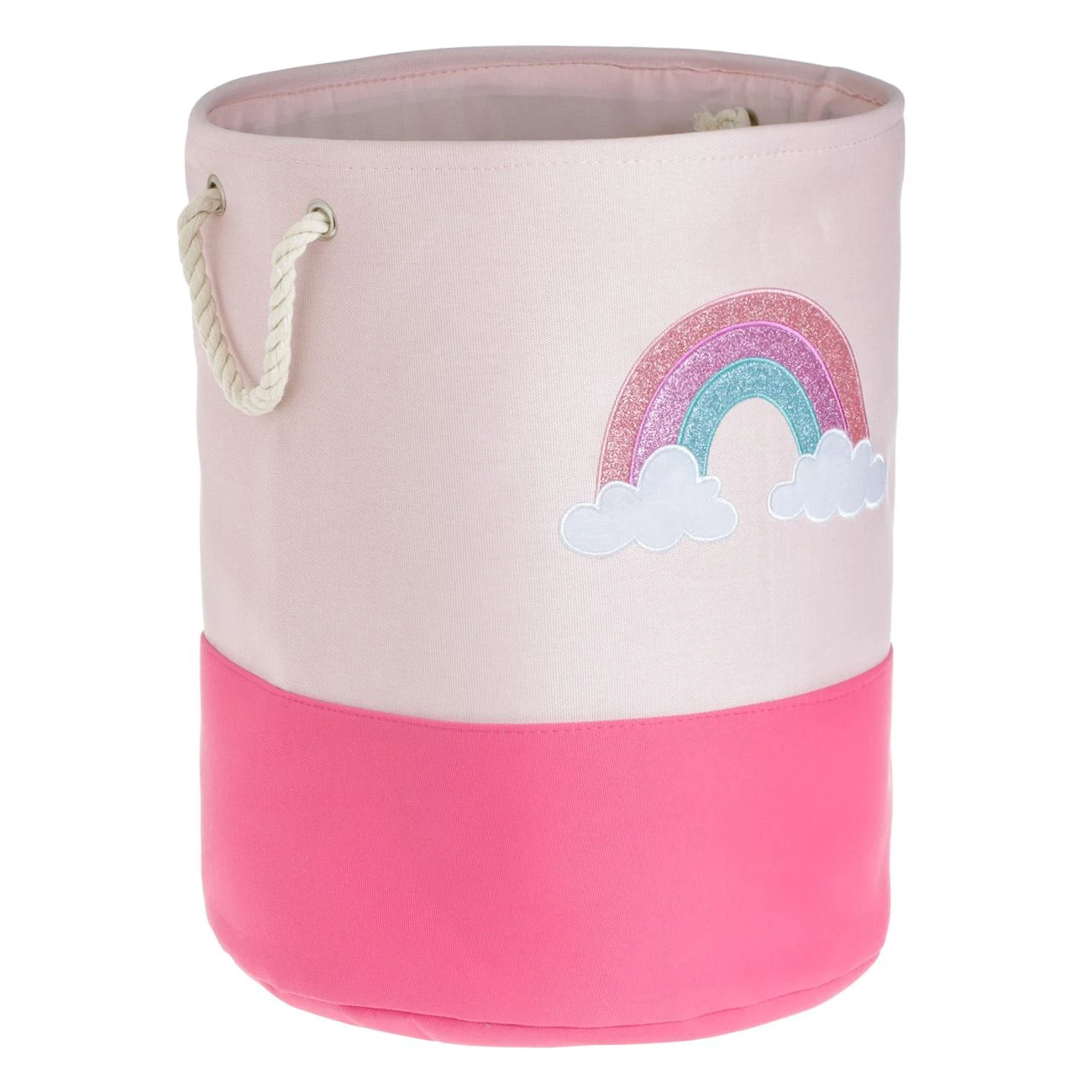 Cos Rufe Roz Fucsia Curcubeu pentru Copii Ø40x50cm - poza 2