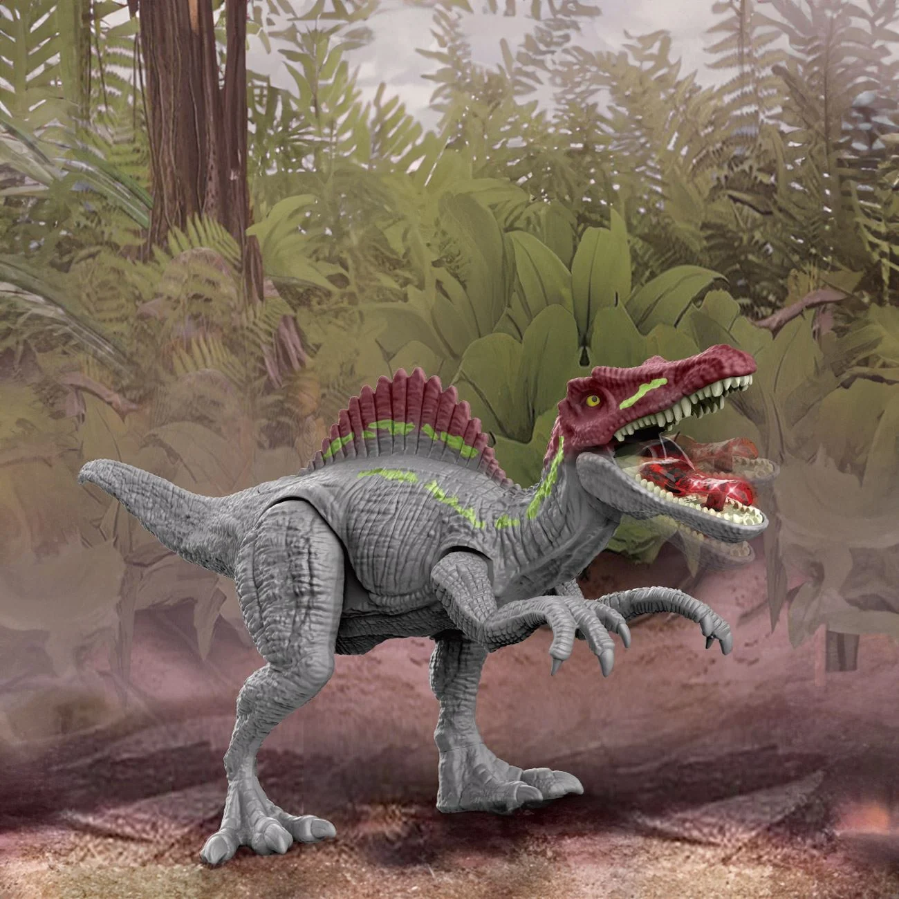 Dinozaur Spinosaurus cu Sunet & Lumina 38cm - poza 2