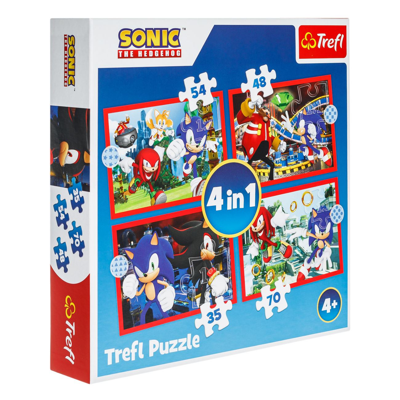 Puzzle Sonic The Hedgehog 4 in 1 - Trefl