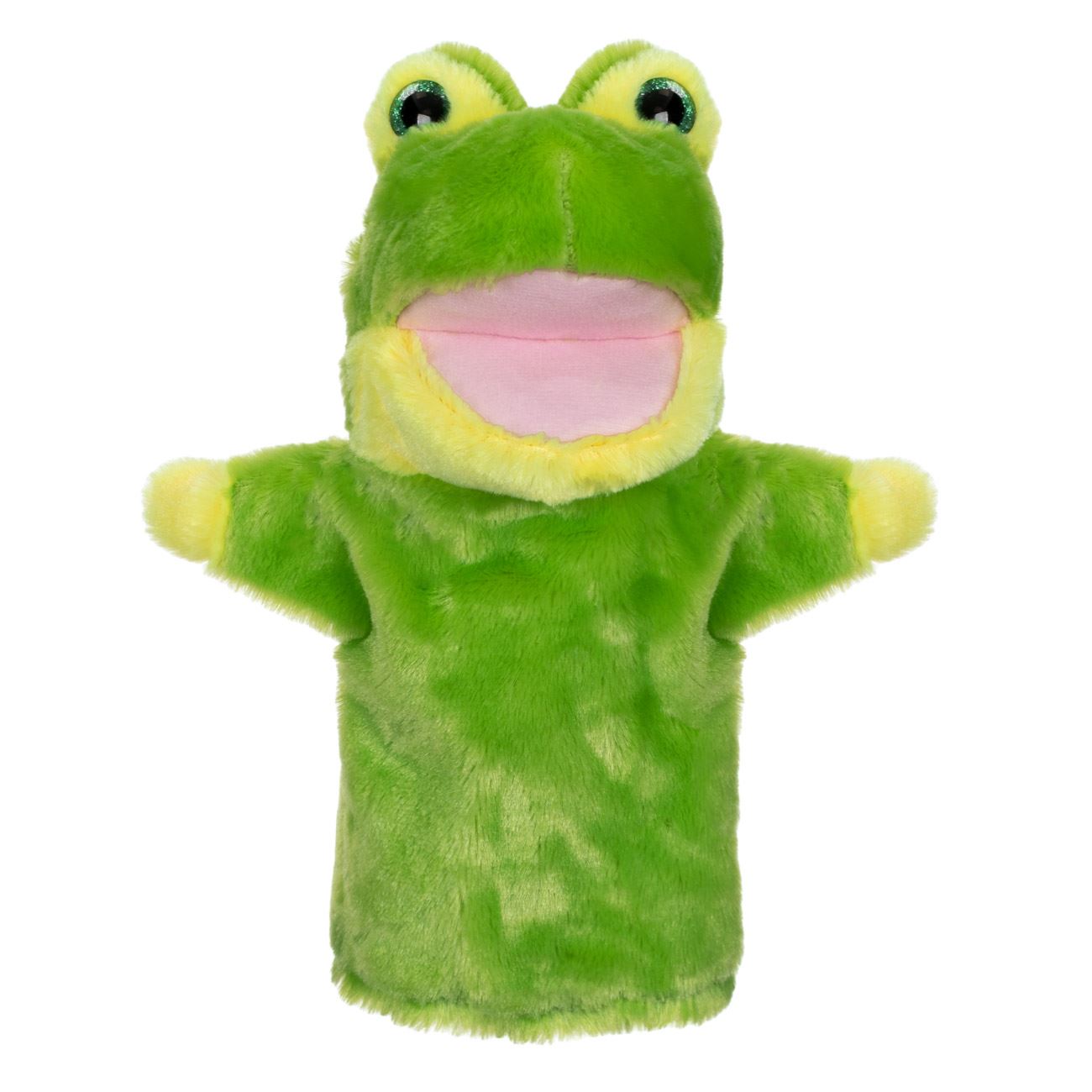 Figurina din Plus Broscuta Verde pentru Teatru de Papusi 28cm