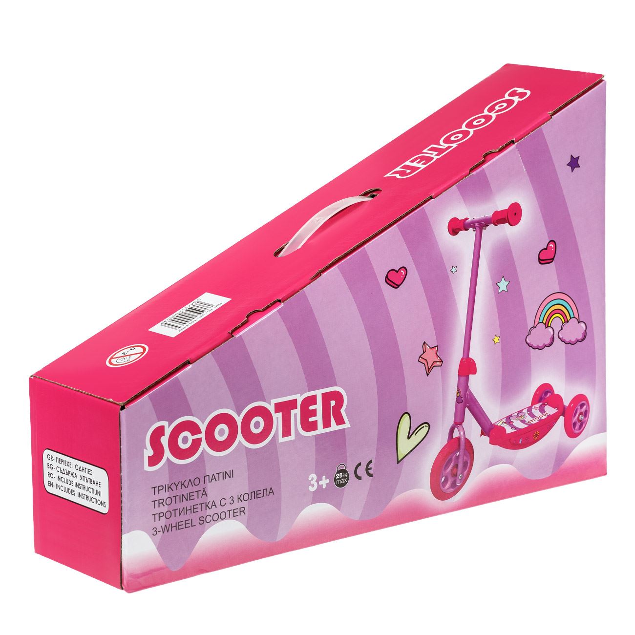 Trotineta Roz Lila Rainbow - poza 2