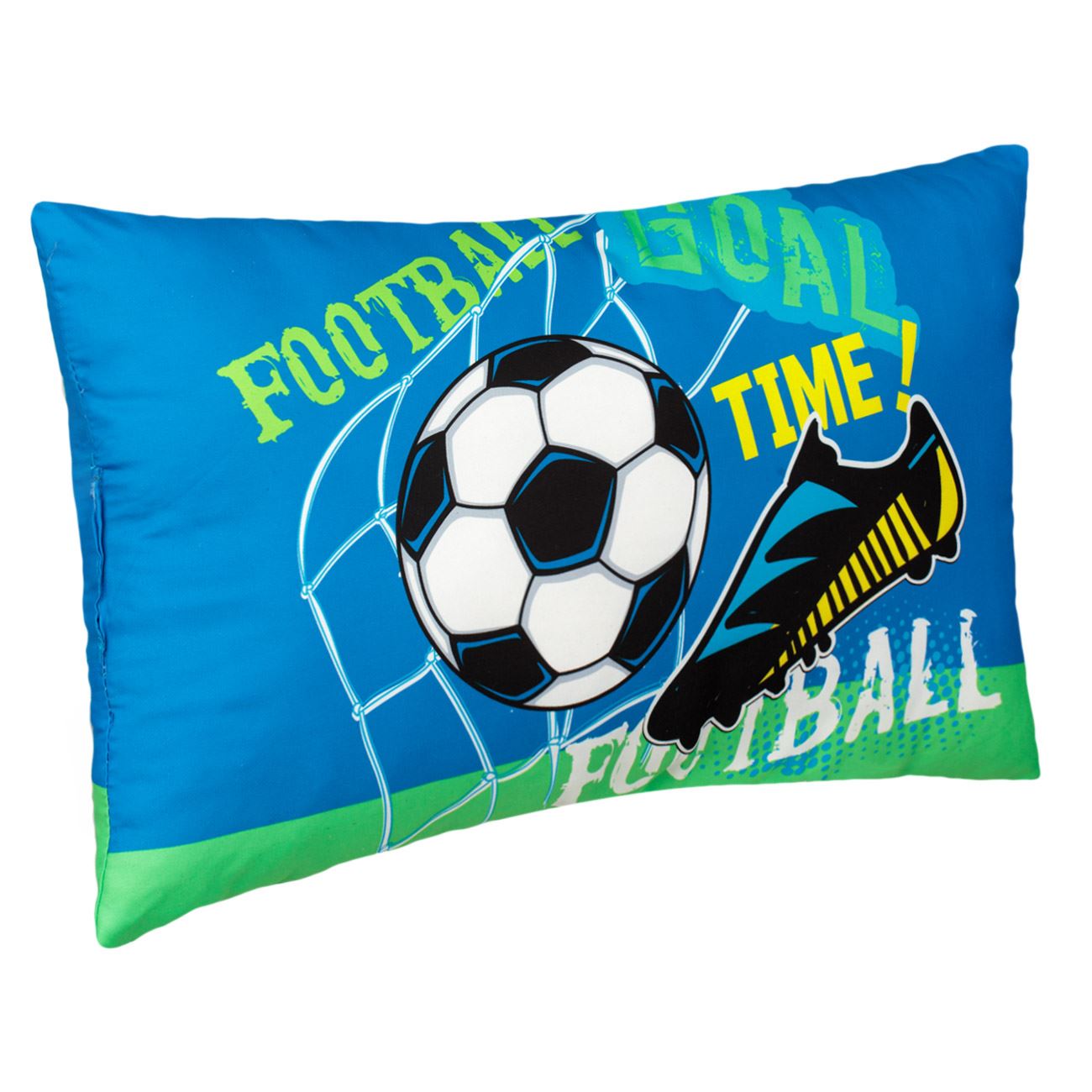 Perna Decorativa Albastra Footbal pentru Copii 50x30cm - poza 4
