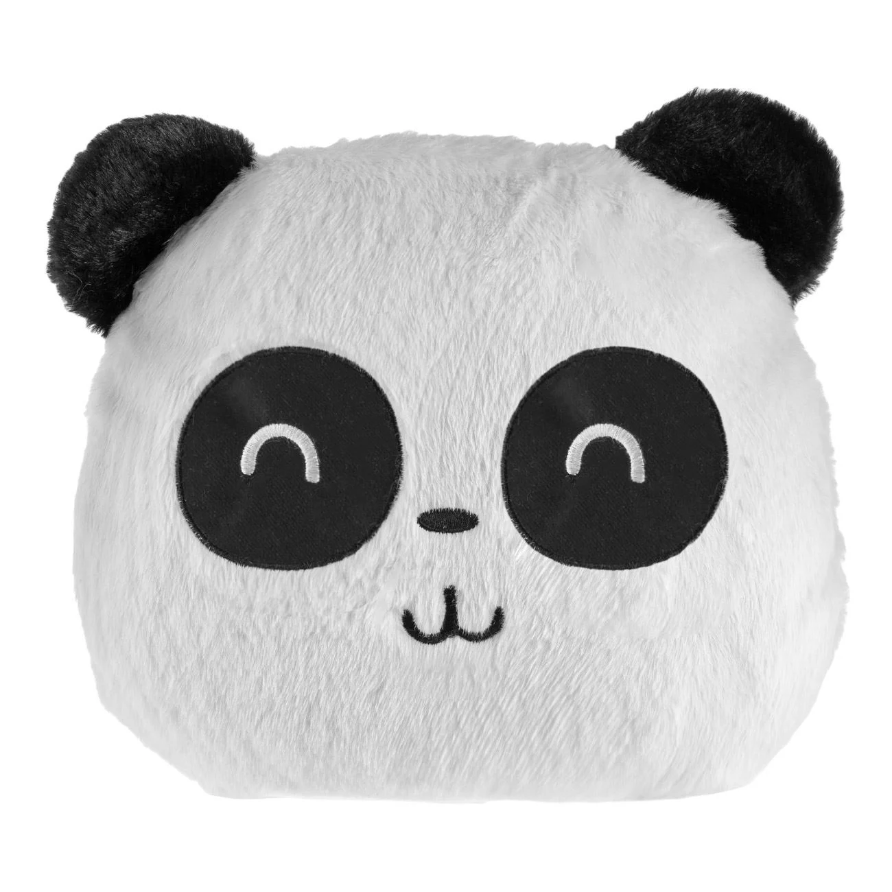 Perna Decorativa Cap Panda Alb Negru 32x30cm - poza 2
