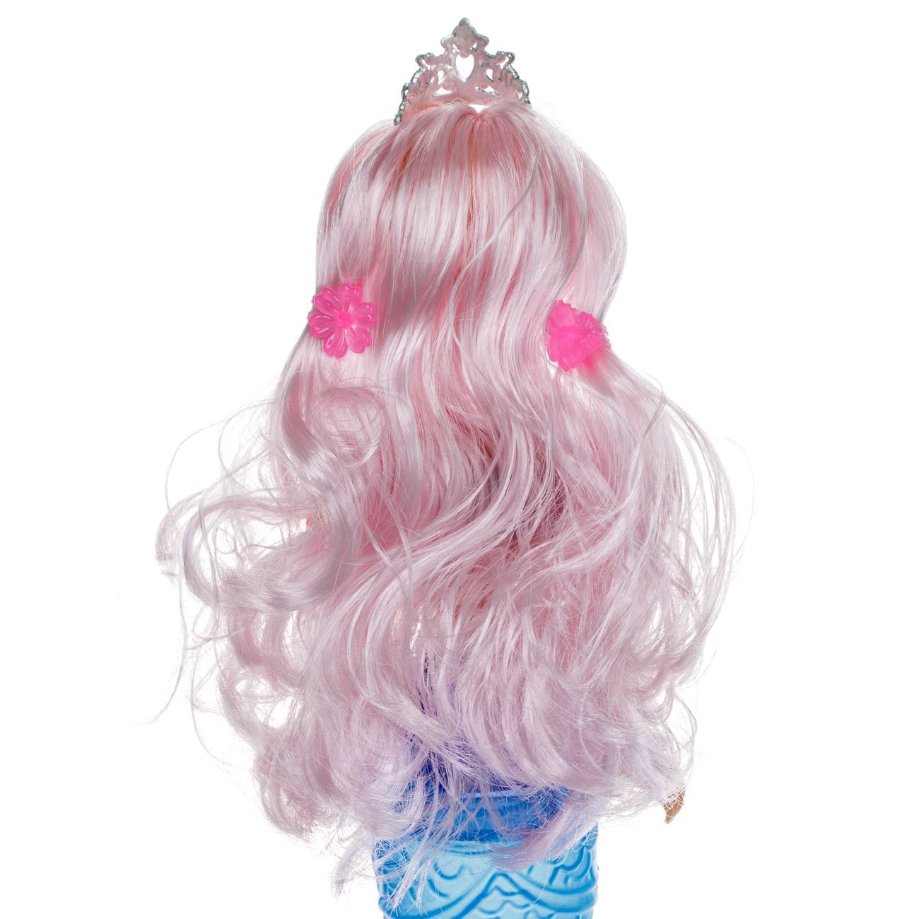 Papusa Manechin Sirena cu Coada ce isi Schimba Culoarea cu Accesorii & Sirena Mica 33cm - poza 2