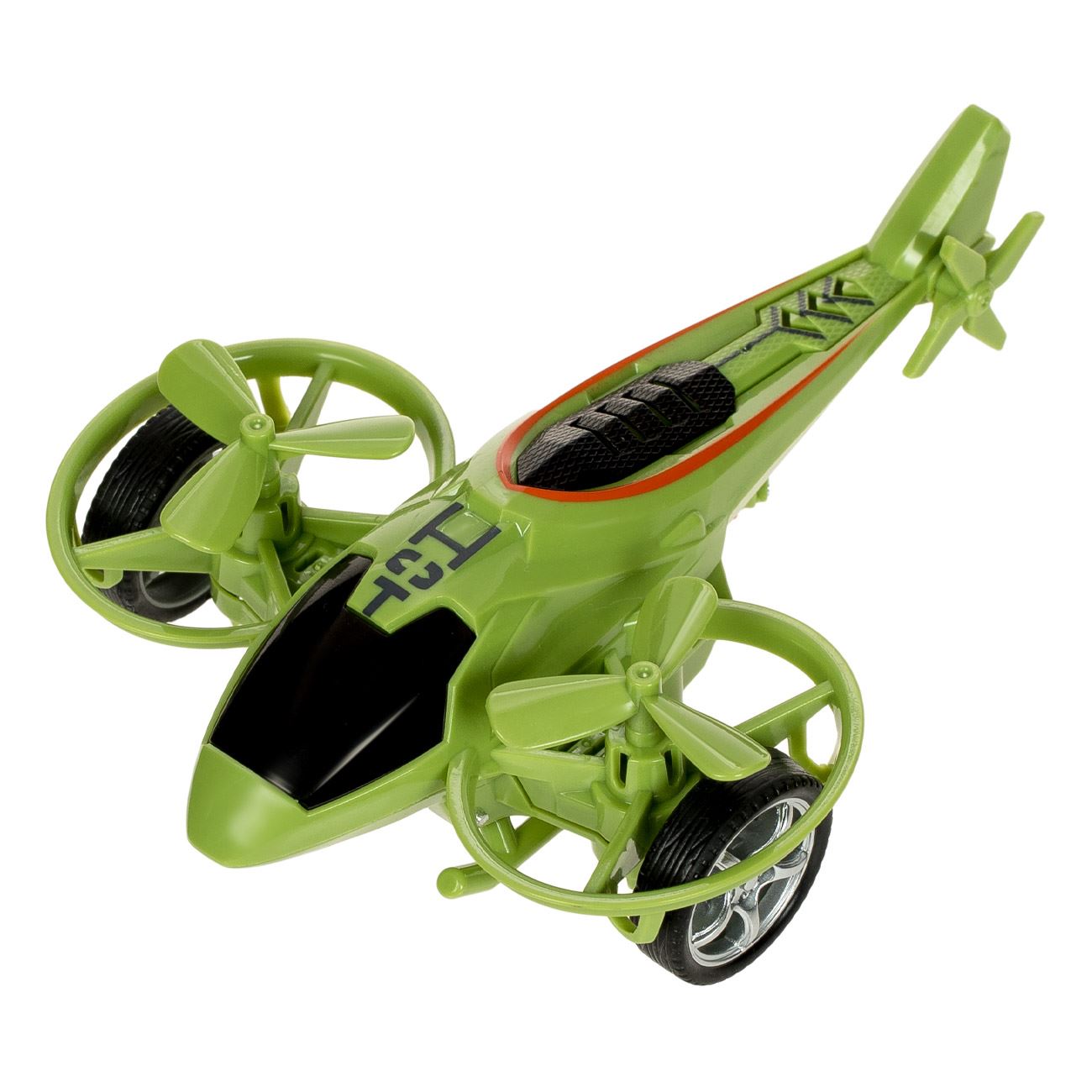 Elicopter Stunt Action Avatar Verde (Face Acrobatii) 15cm