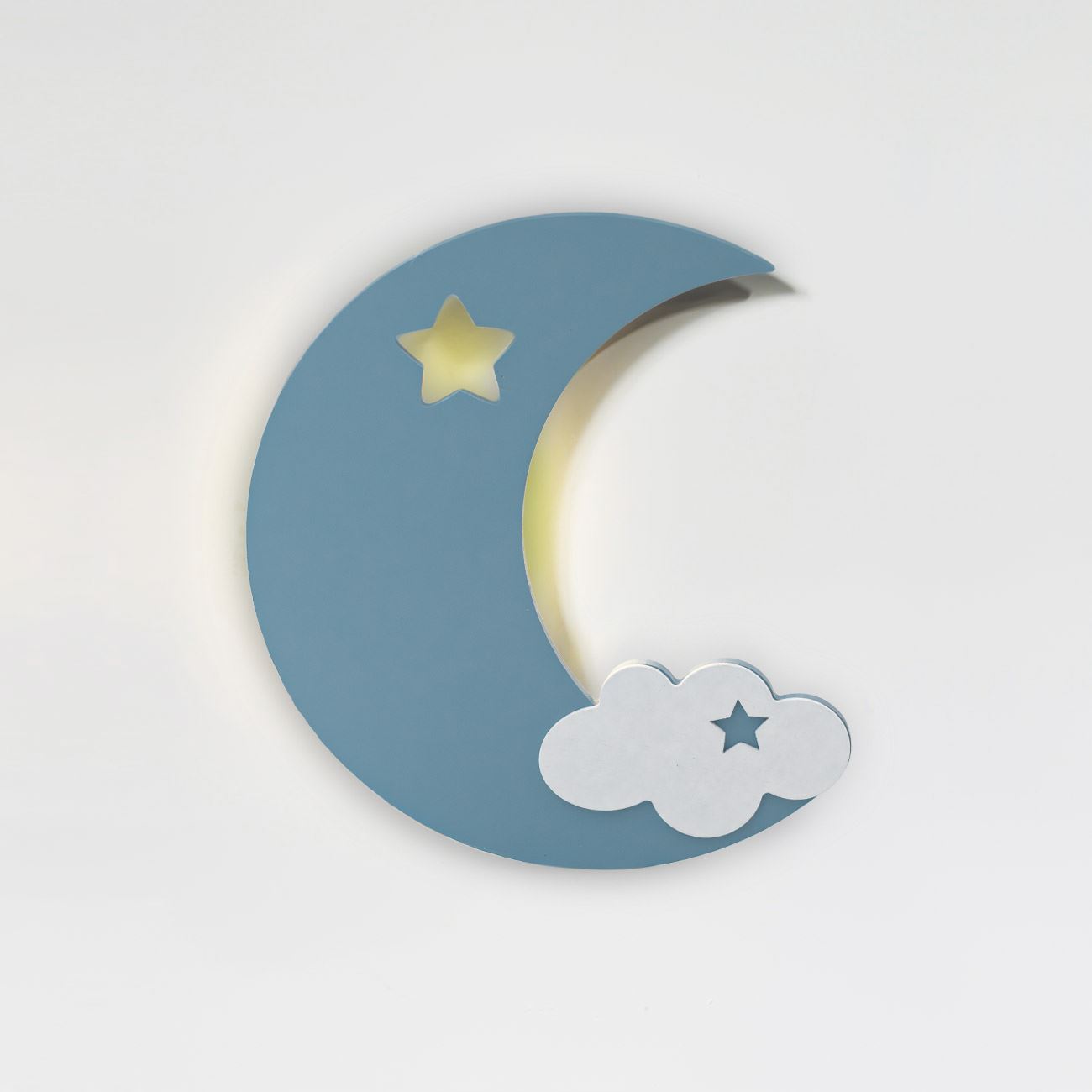 Luna Bleu Alba cu Nor & LED 11x28cm - poza 2