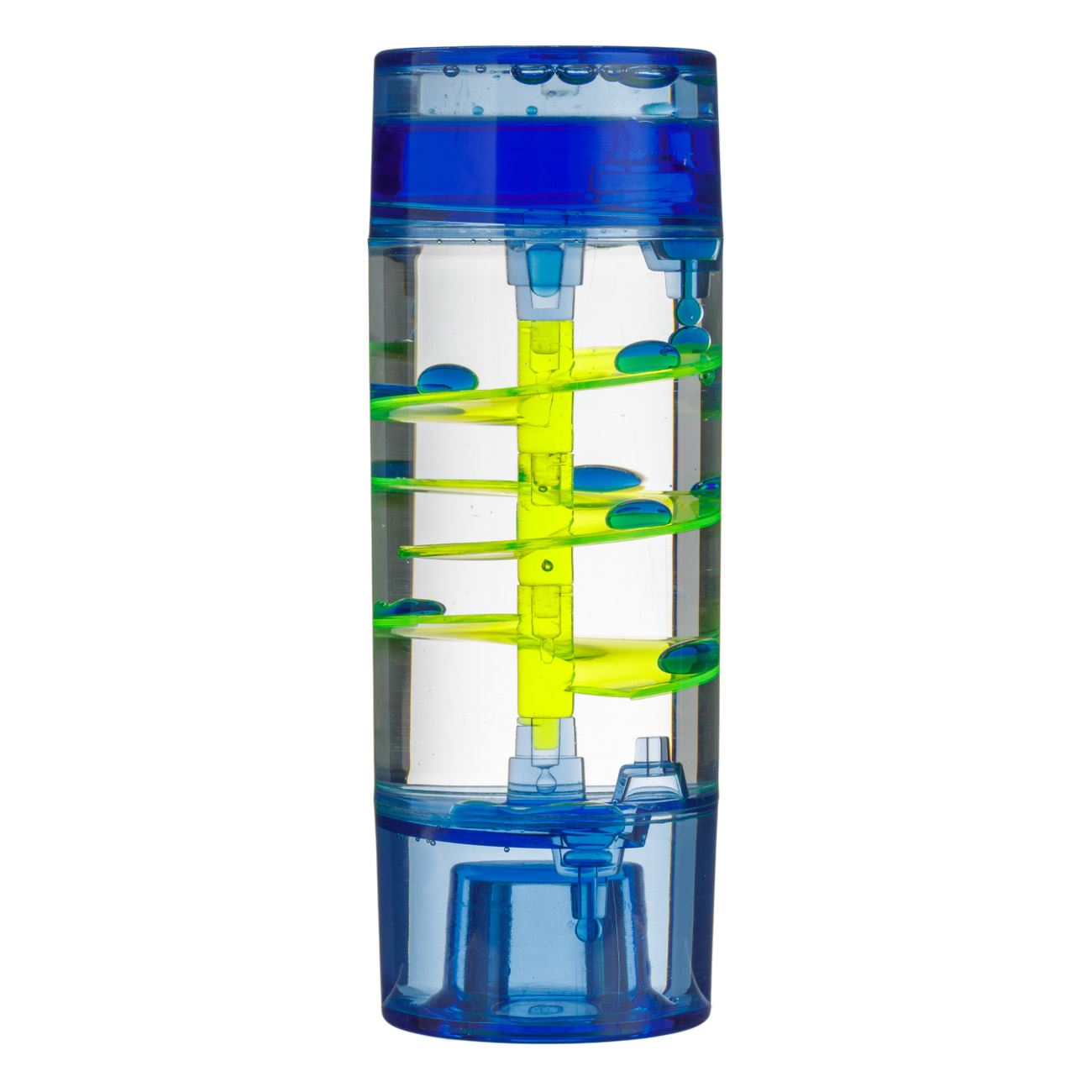 Clepsidra din Plastic Cilindrica cu Lichid Colorat Ø5x15cm - poza 2
