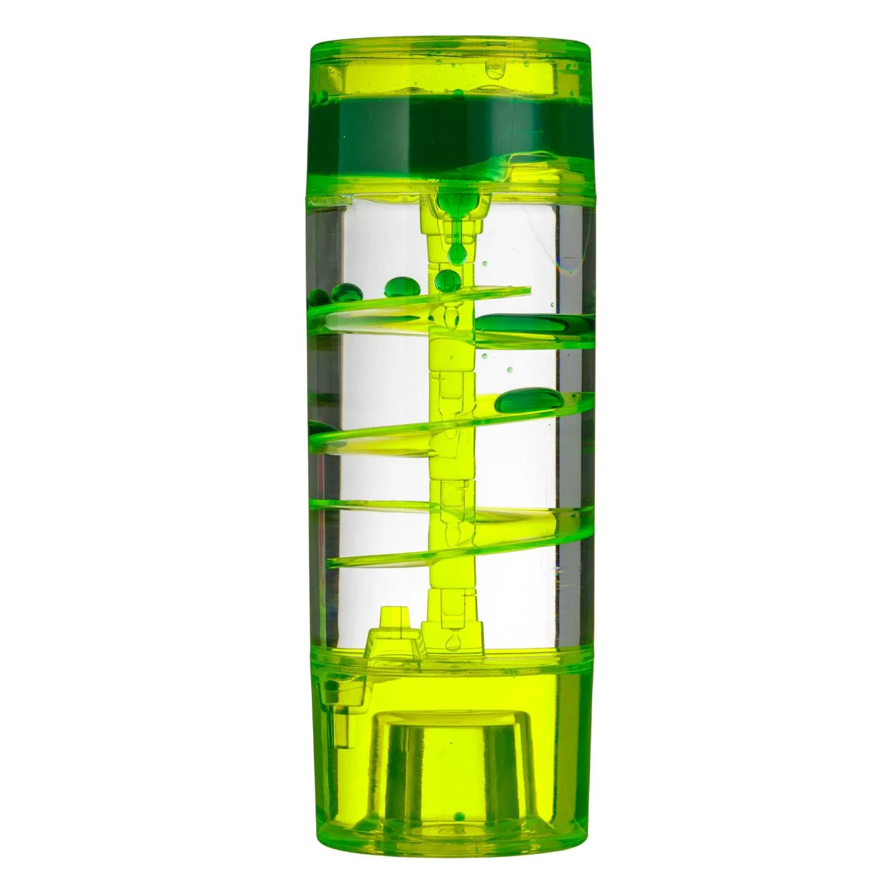 Clepsidra din Plastic Cilindrica cu Lichid Colorat Ø5x15cm - poza 4