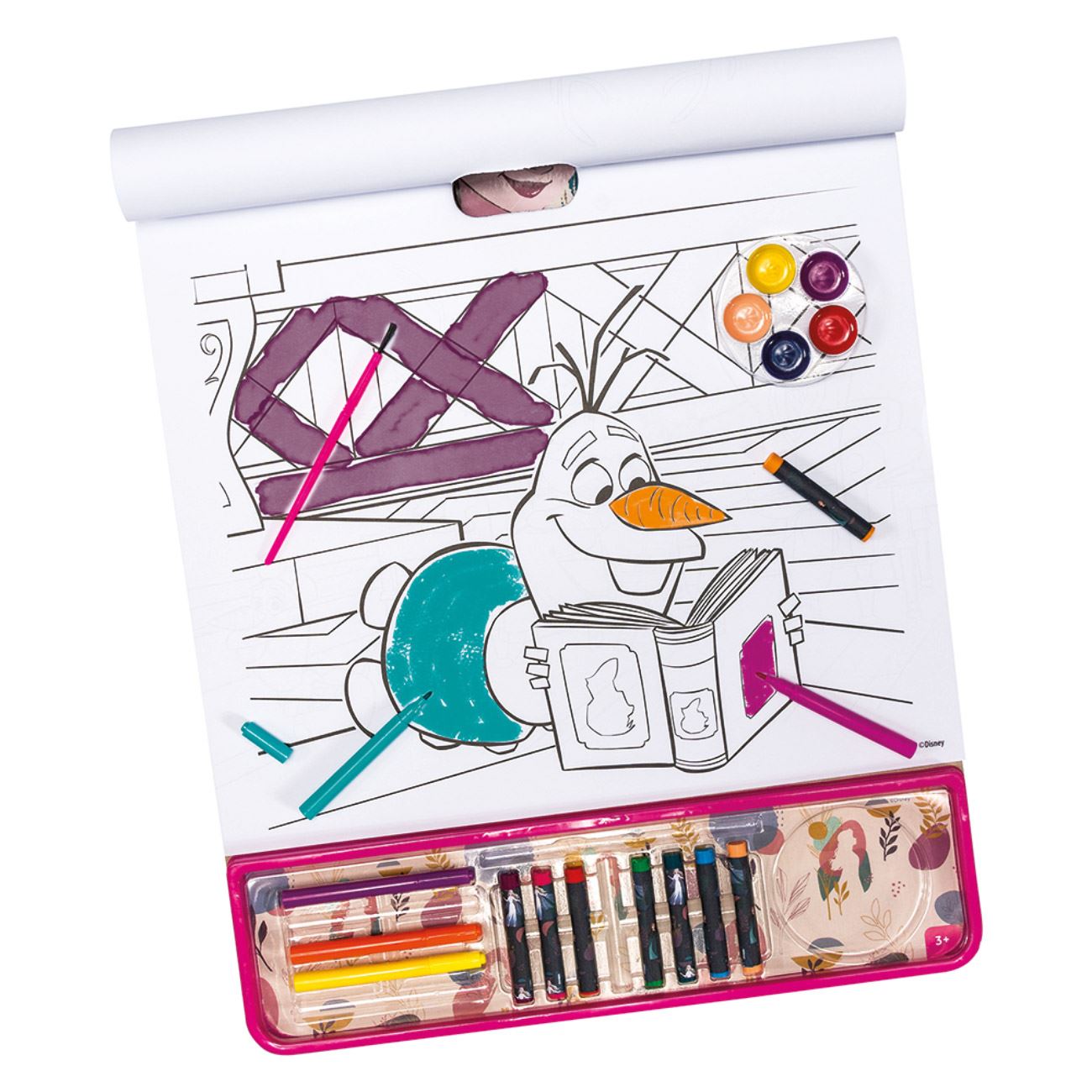 Set de Colorat Giga Frozen 5 in 1 - AS - poza 2