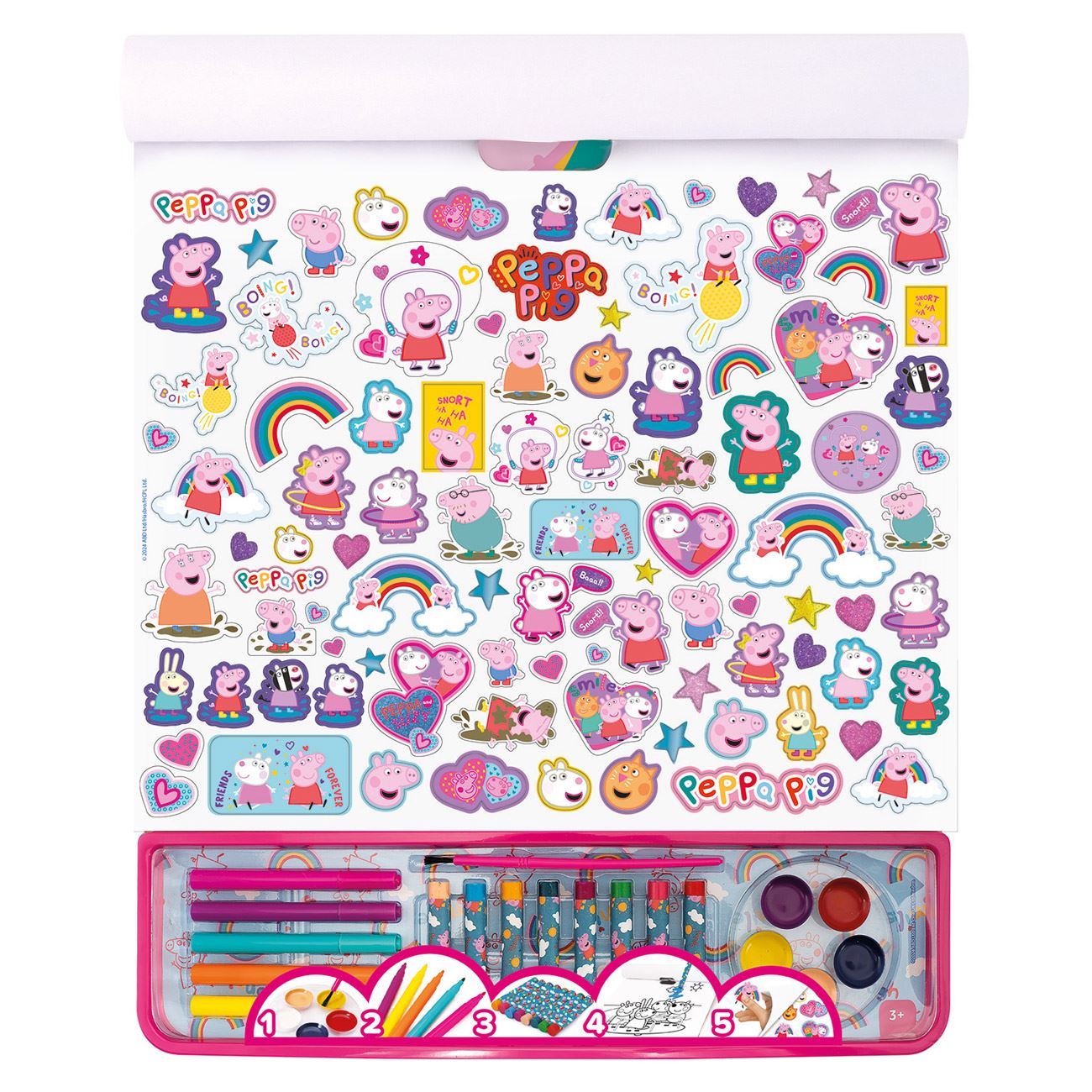 Set Giga Block de Colorat Peppa 5in1 - AS - poza 3
