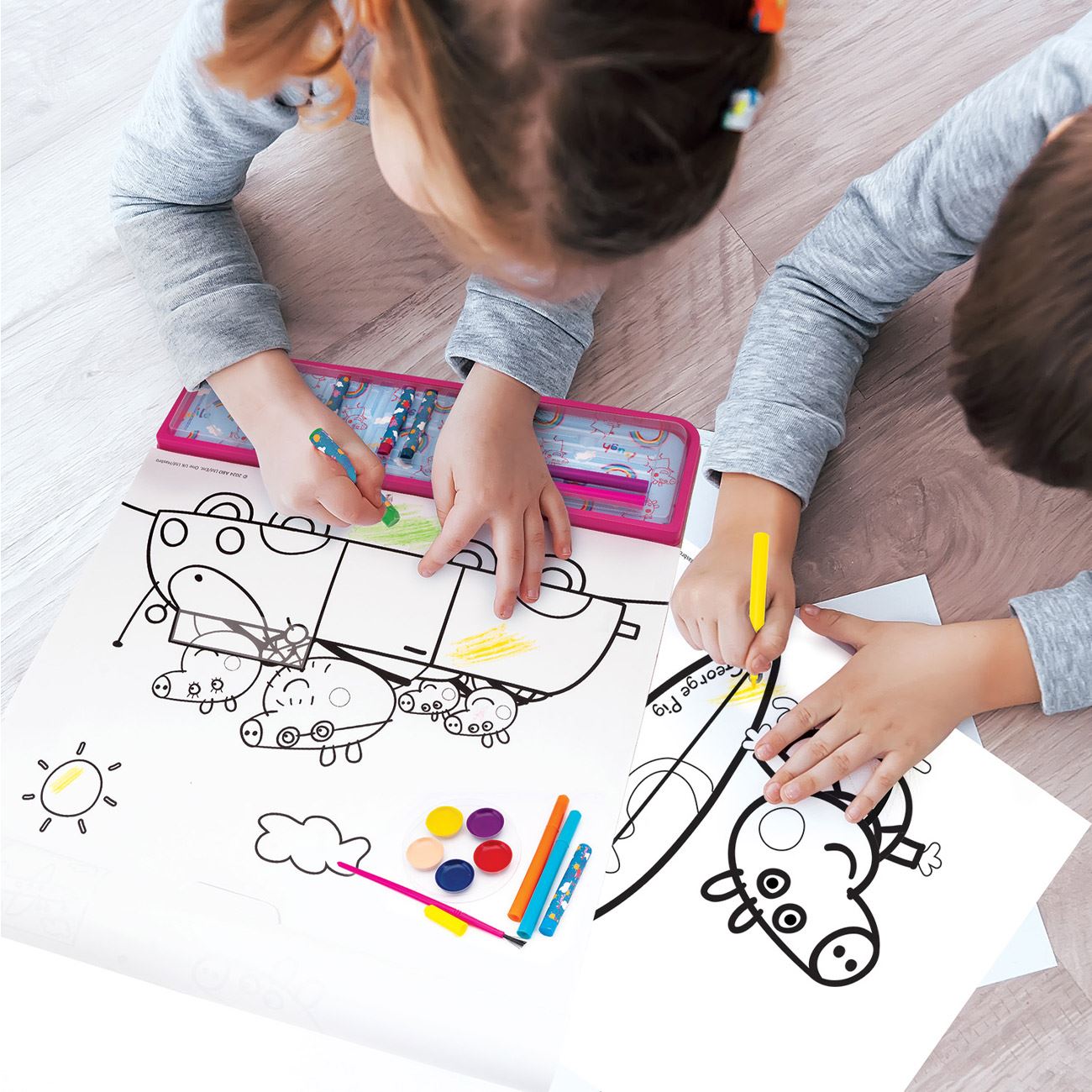 Set Giga Block de Colorat Peppa 5in1 - AS - poza 4