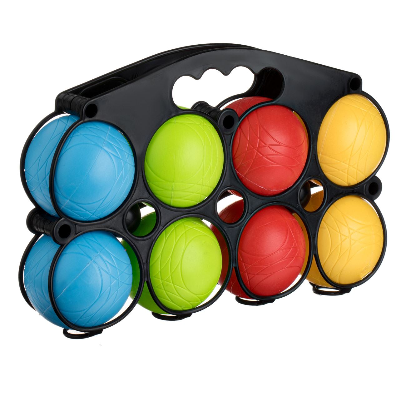 Joc Petanque cu 8 Bile Colorate 7cm