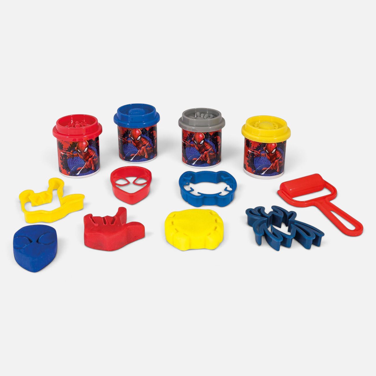 DOH Plastilina Disney Spiderman Geanta cu 4 Recipiente & 5 Accesorii 200g - AS - poza 3