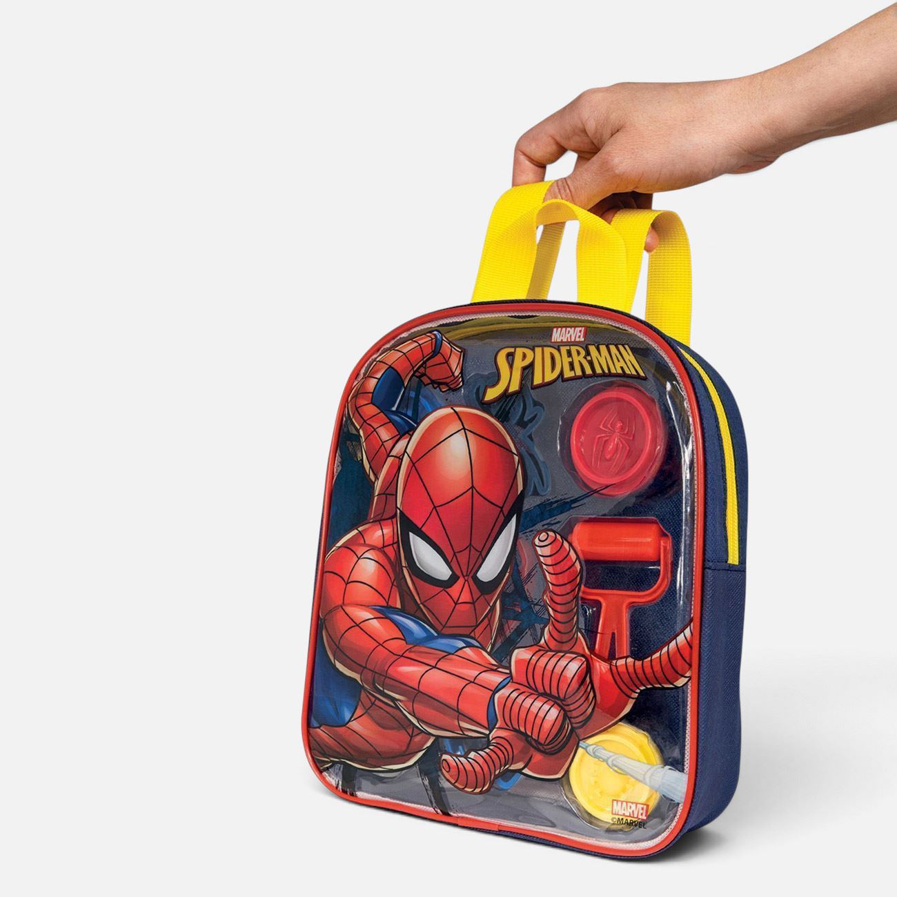DOH Plastilina Disney Spiderman Geanta cu 4 Recipiente & 5 Accesorii 200g - AS - poza 5