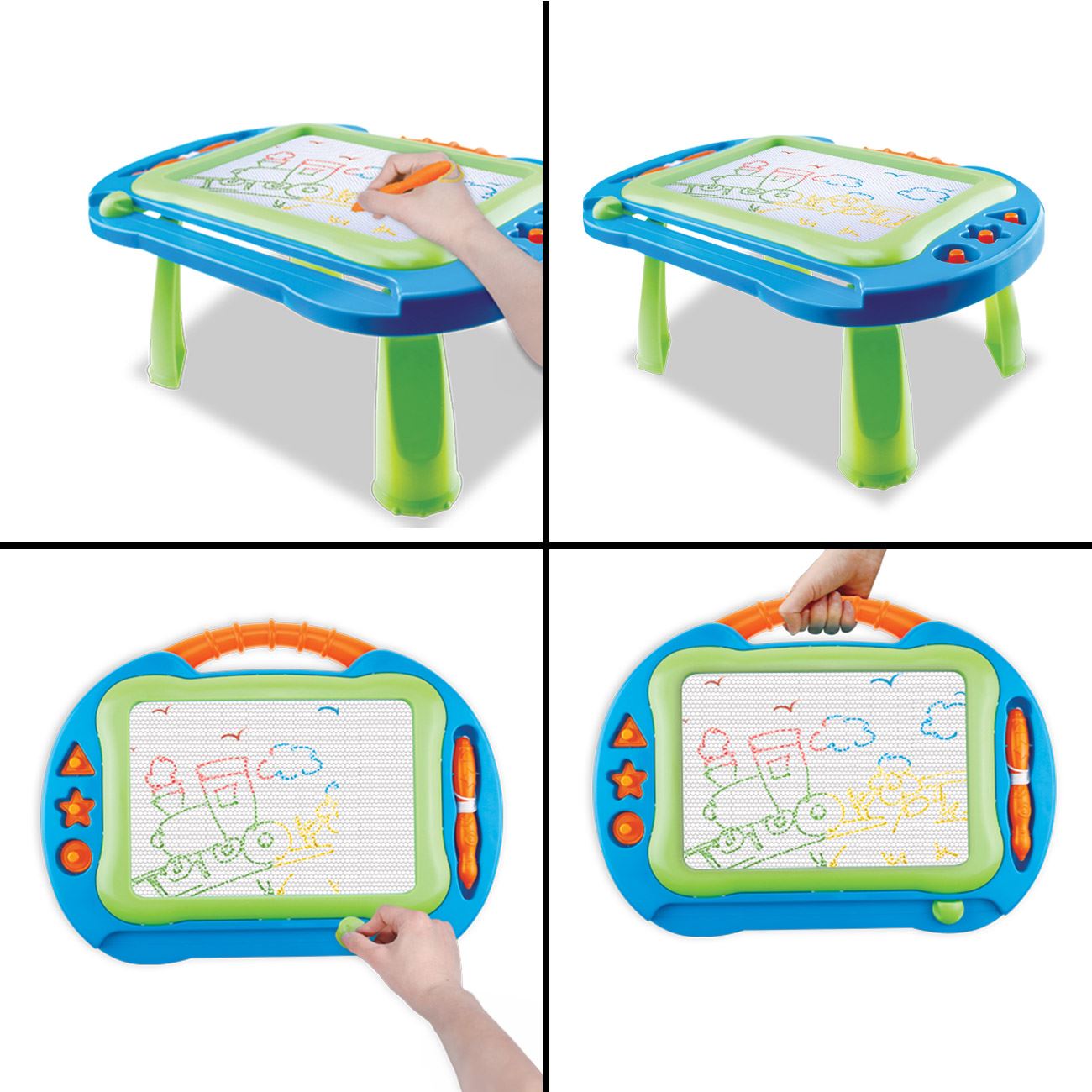 Tabla Magnetica de Desen Verde Rosie 37x28x18cm - poza 4