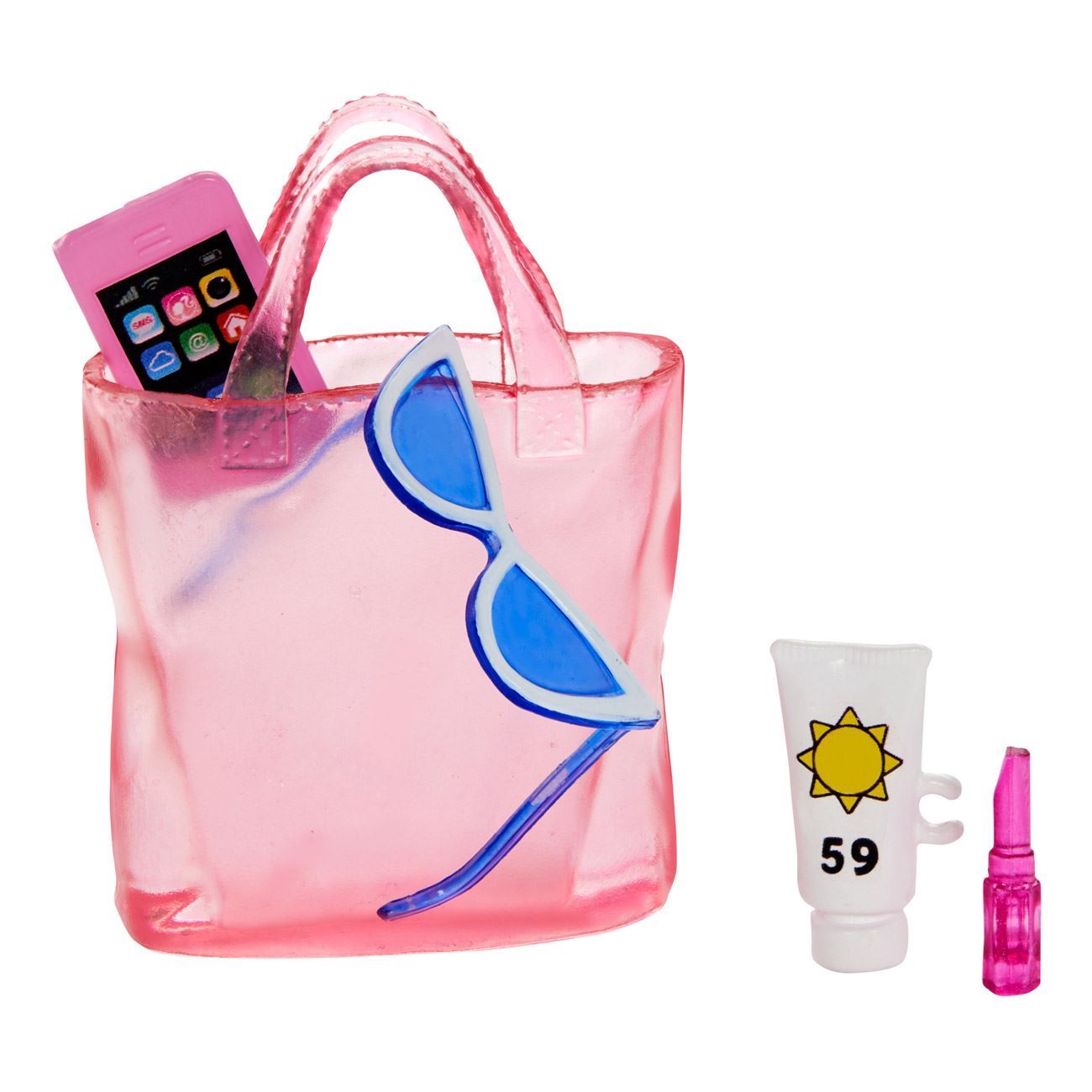Papusa Barbie Beach Glam in Costum de Baie & Accesorii - Mattel - poza 5