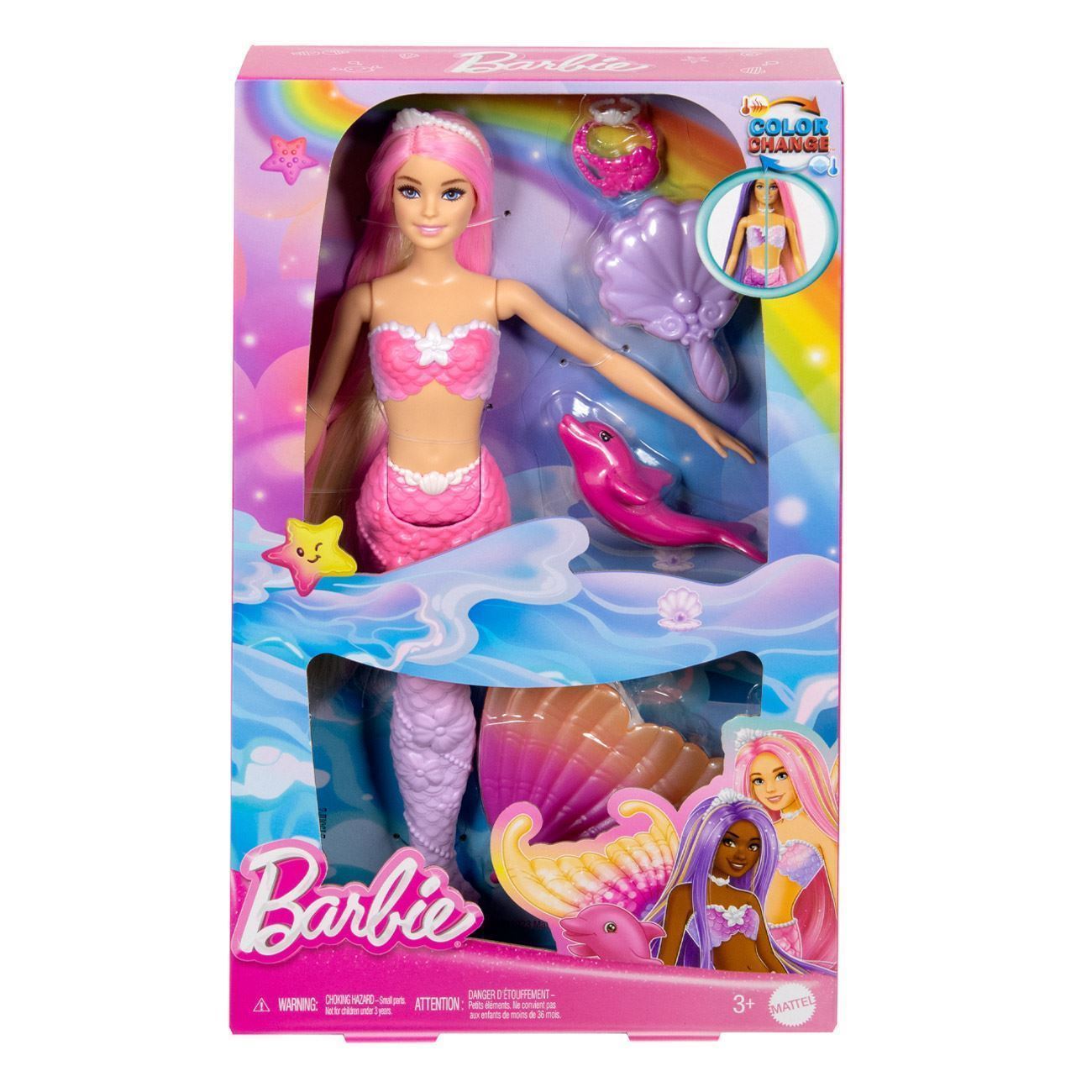 Barbie Sirena Transformare Magica - Mattel - poza 6
