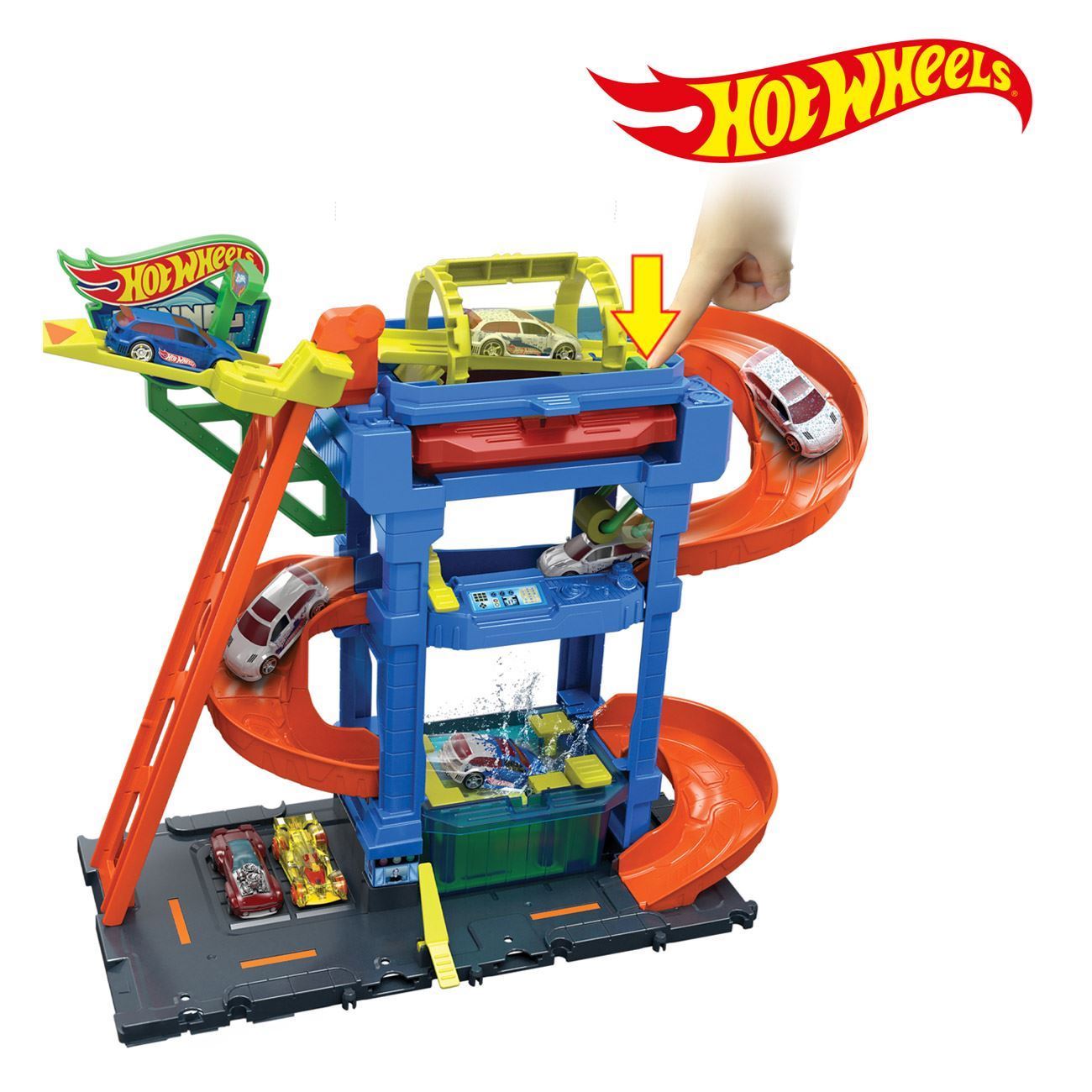 Hot Wheels Spalatorie Auto - Mattel