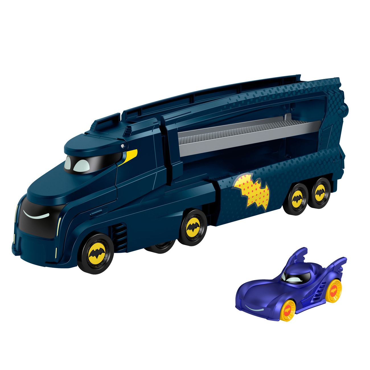 Batwheels Camion cu Vehicul - Mattel - poza 2