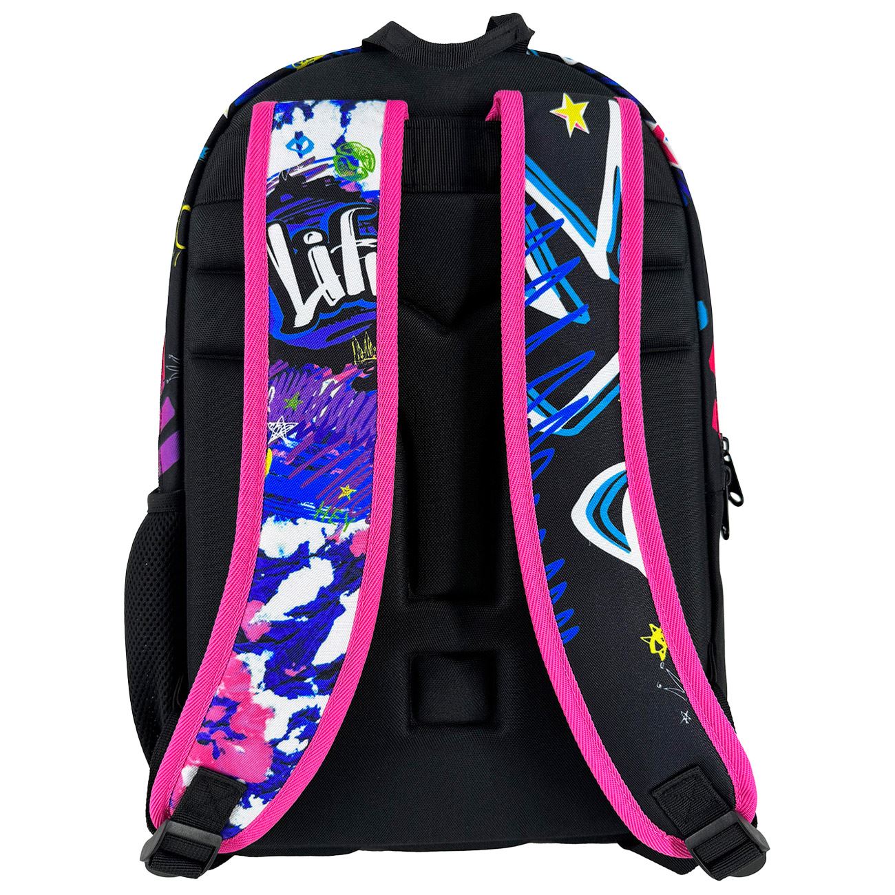 Ghiozdan Multicolor cu Fermoar Mare "Life" - My Way - poza 4