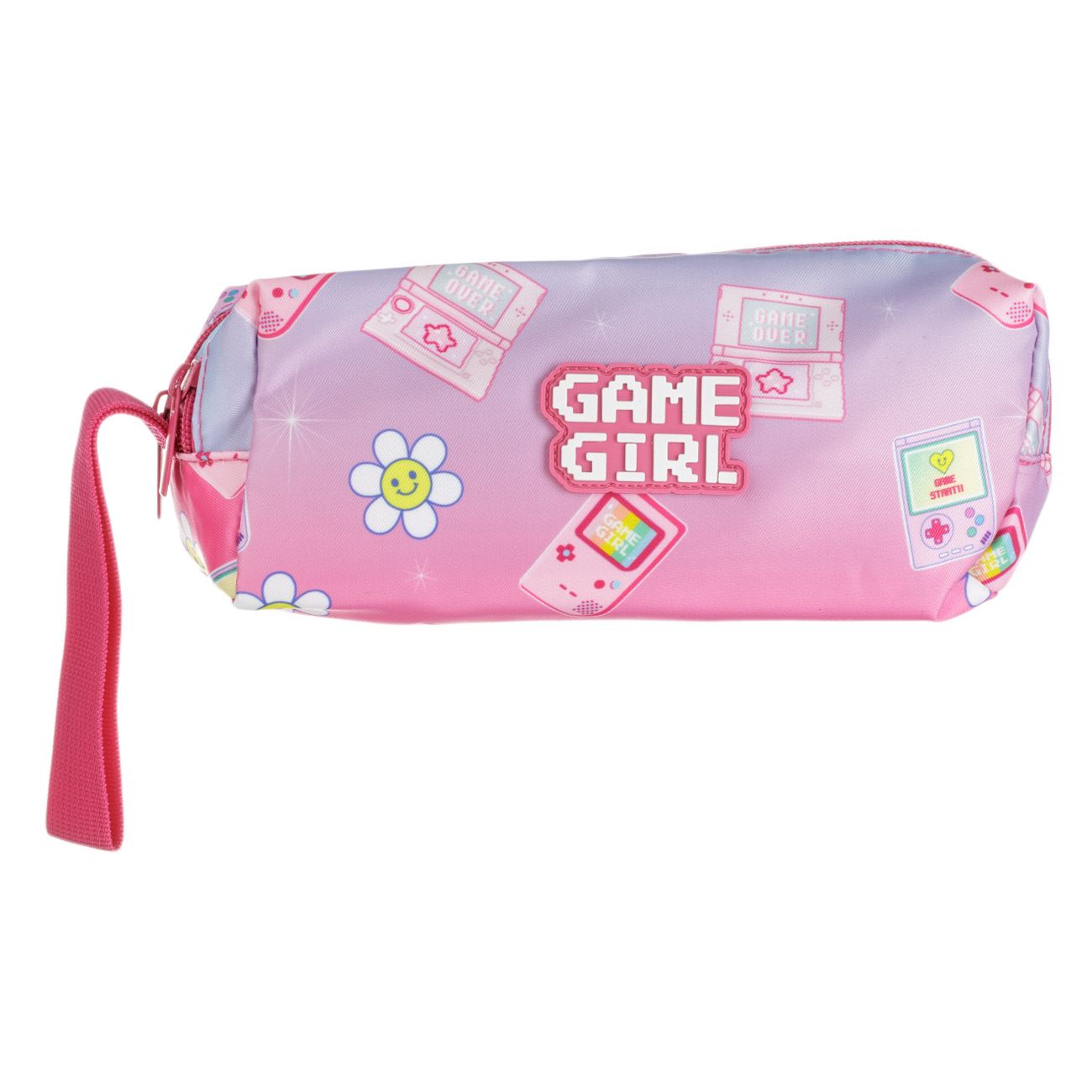 Penar Tub Dublu Neechipat Roz "Game Girl" 21x8x8cm - poza 2