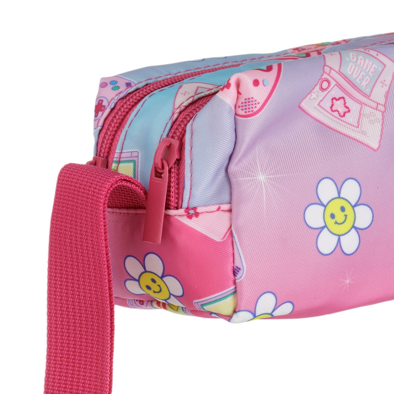 Penar Tub Dublu Neechipat Roz "Game Girl" 21x8x8cm - poza 3