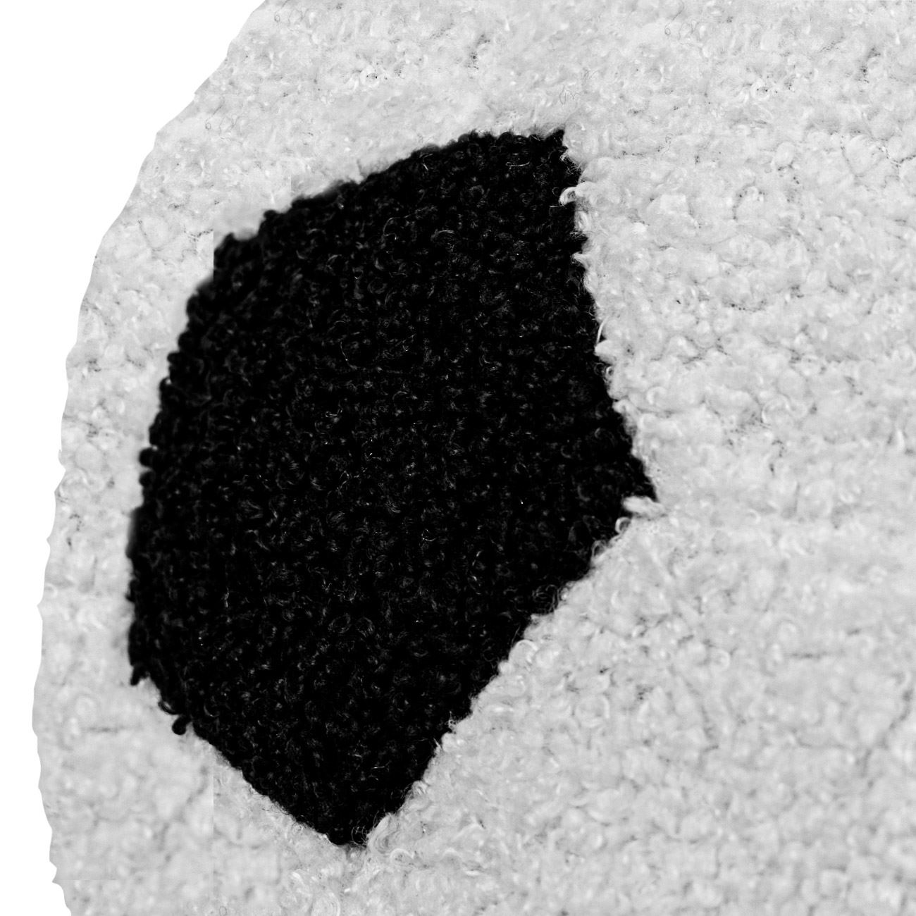 Perna Decorativa Minge de Fotbal Alb Neagra Ø28cm - poza 2