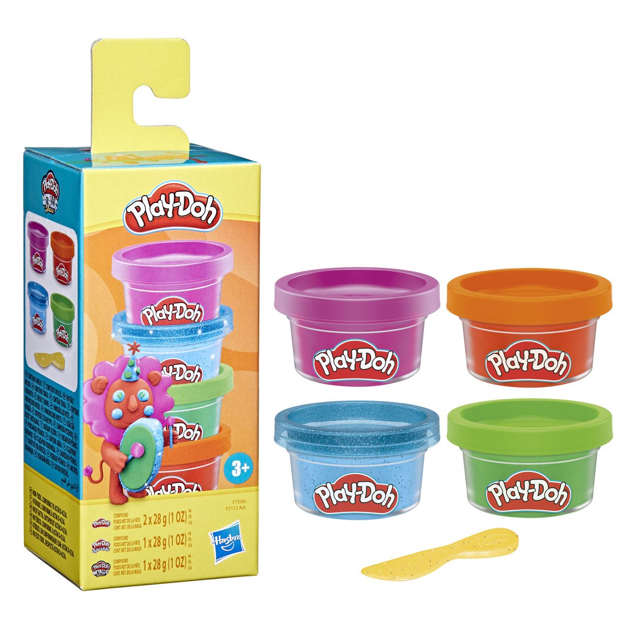 Set Plastilina Play-Doh Mini Color 4buc - Hasbro