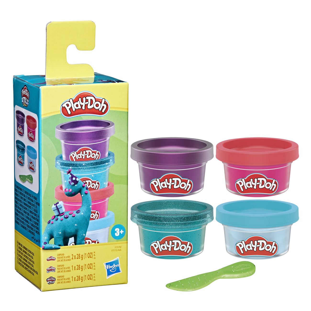 Set Plastilina Play-Doh Mini Color 4buc - Hasbro - poza 2