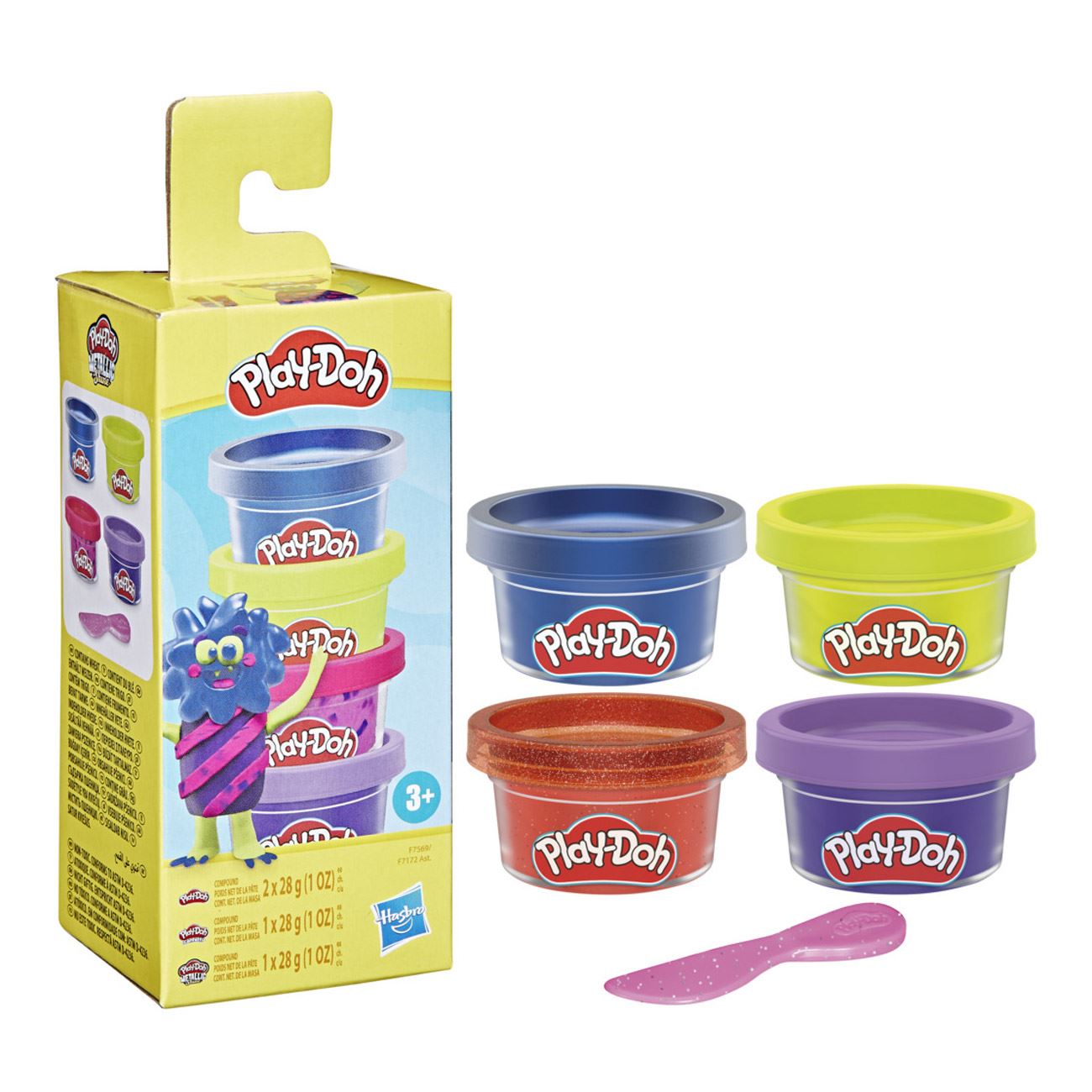 Set Plastilina Play-Doh Mini Color 4buc - Hasbro - poza 3