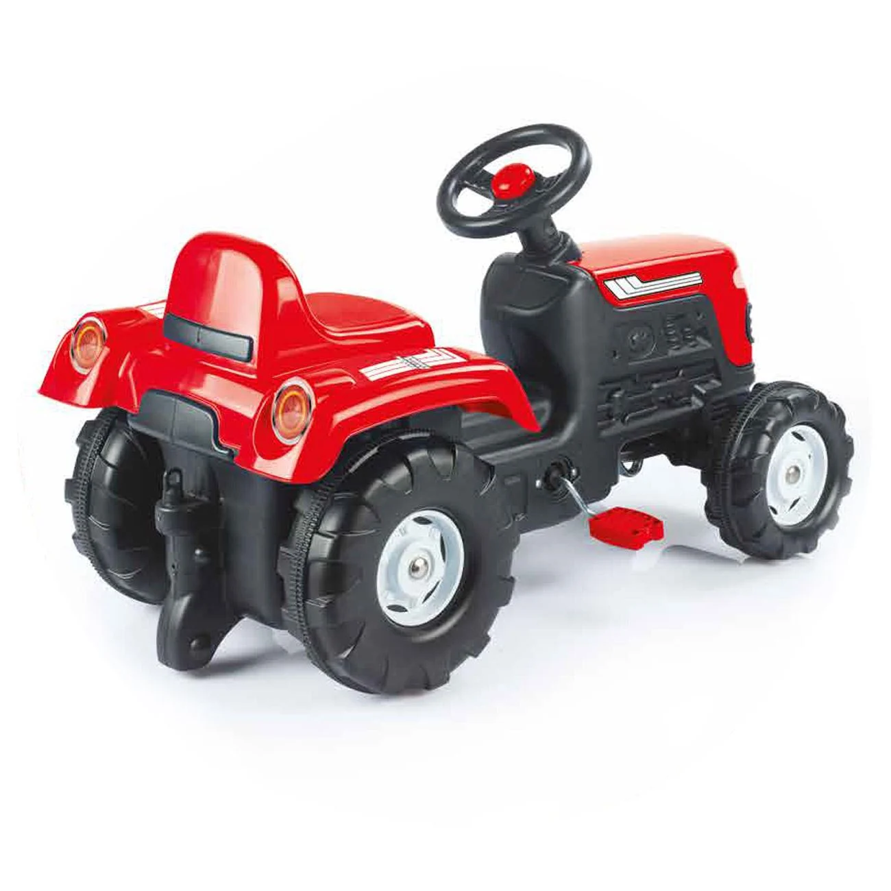 Tractor Rosu cu Pedale 81.5x45x52cm - poza 3