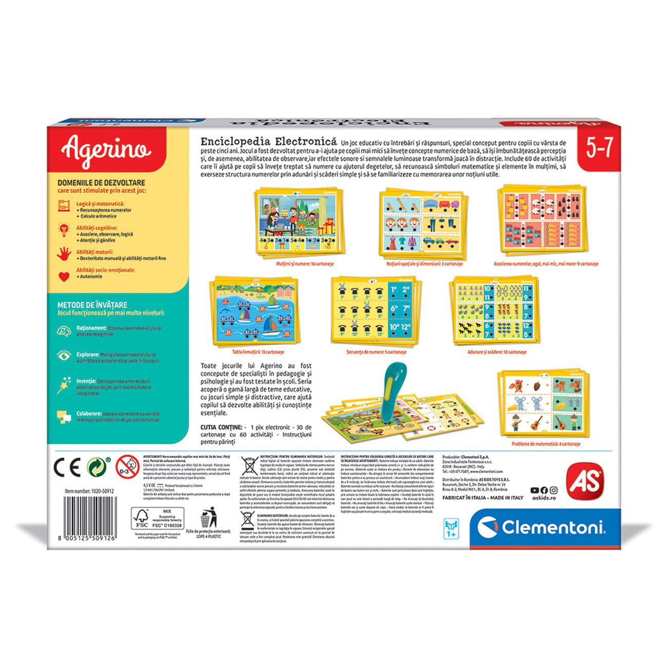 Joc Educativ Agerino ”Enciclopedia Electronica” - Clementoni - poza 5