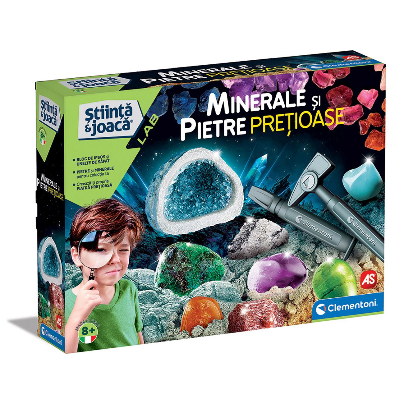 Stiinta & Joaca Laborator Educational Minerals And Geods - Clementoni