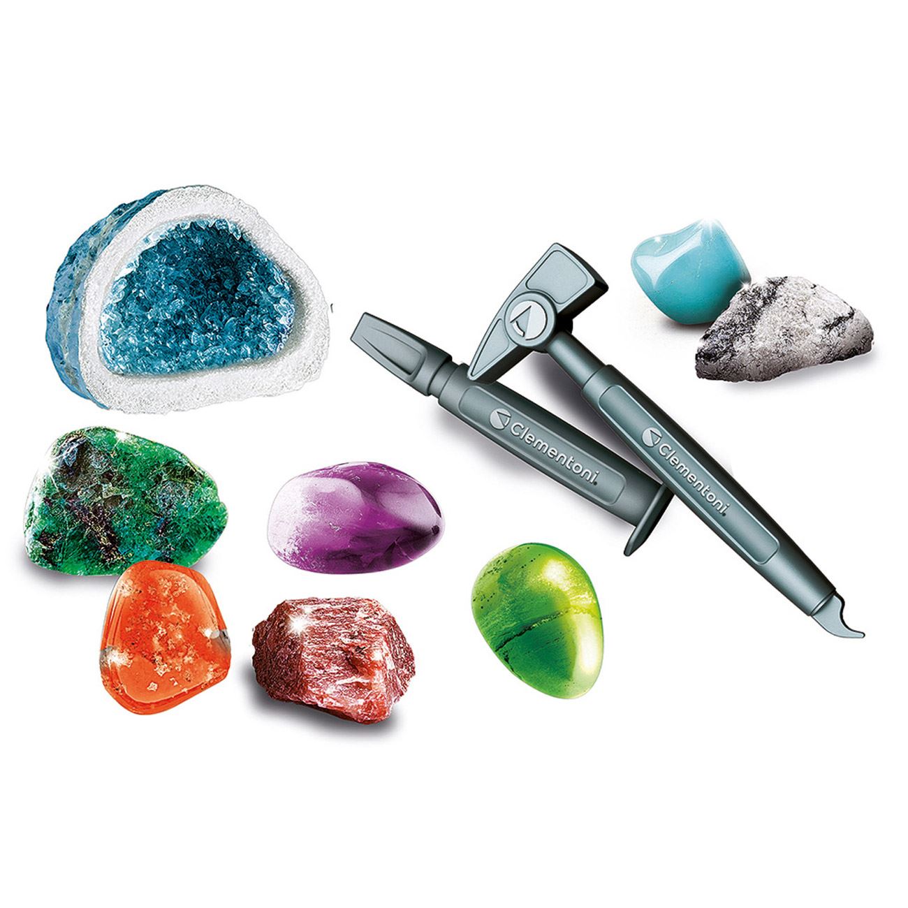 Stiinta & Joaca Laborator Educational Minerals And Geods - Clementoni - poza 4