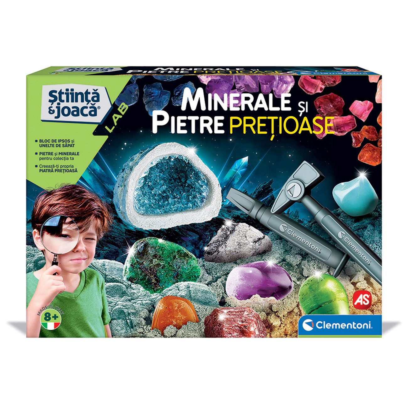 Stiinta & Joaca Laborator Educational Minerals And Geods - Clementoni - poza 5