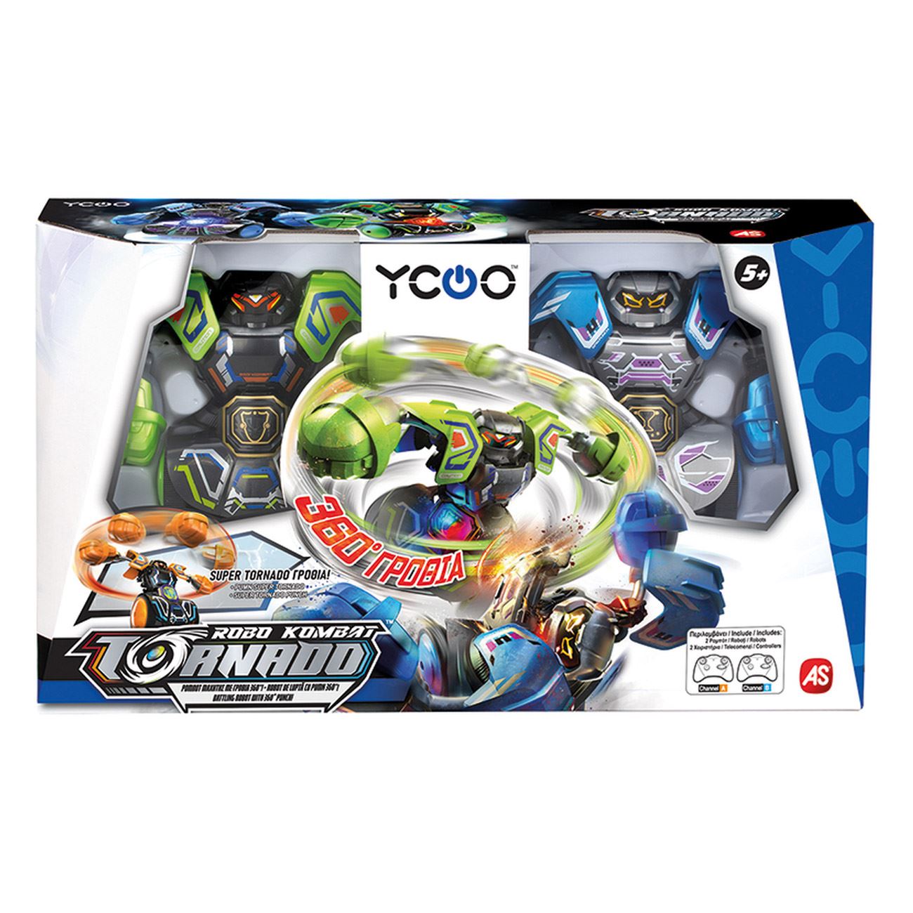 Silverlit Ycoo Robo Kombat 360º Tornado Set cu 2 Roboti de Lupta cu Telecomanda - AS