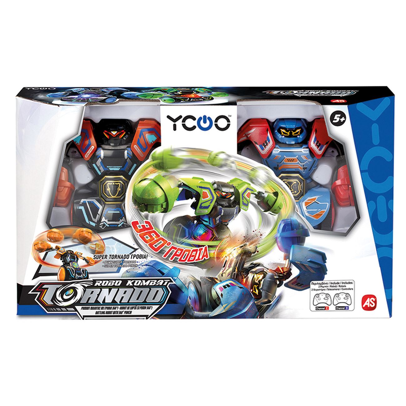Silverlit Ycoo Robo Kombat 360º Tornado Set cu 2 Roboti de Lupta cu Telecomanda - AS - poza 10