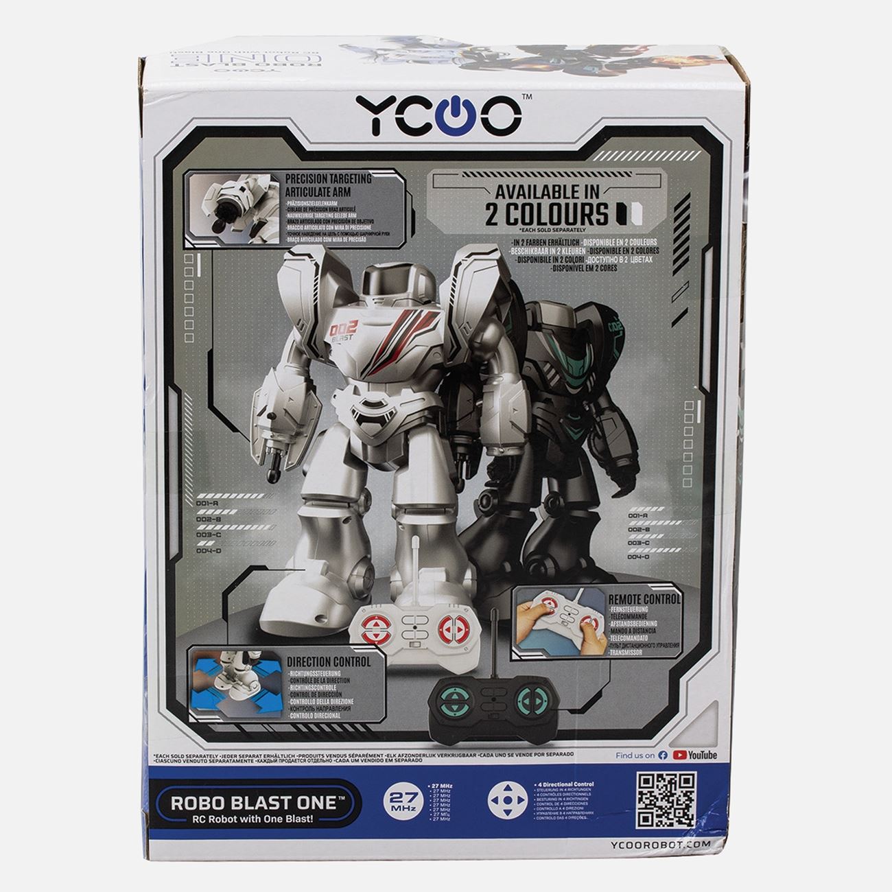 Robot cu Telecomanda Silverlit Ycoo Robo Blast One - AS - poza 5