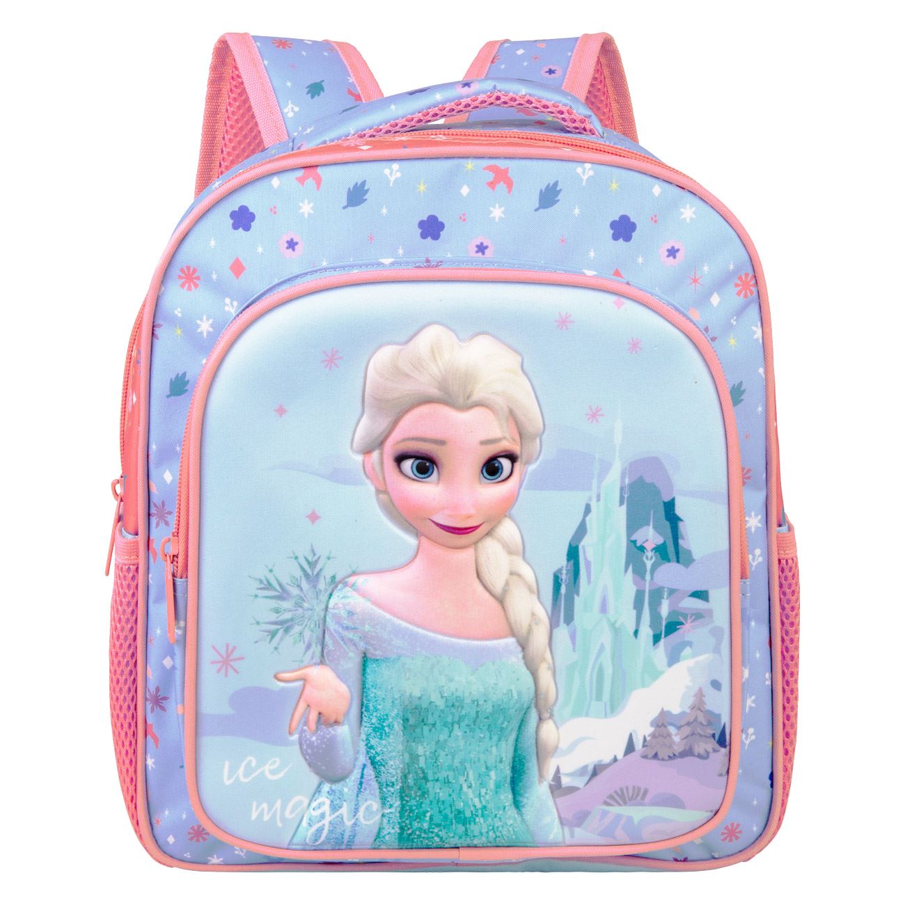 Ghiozdan Gradinita Roz Ciel 3D Frozen
