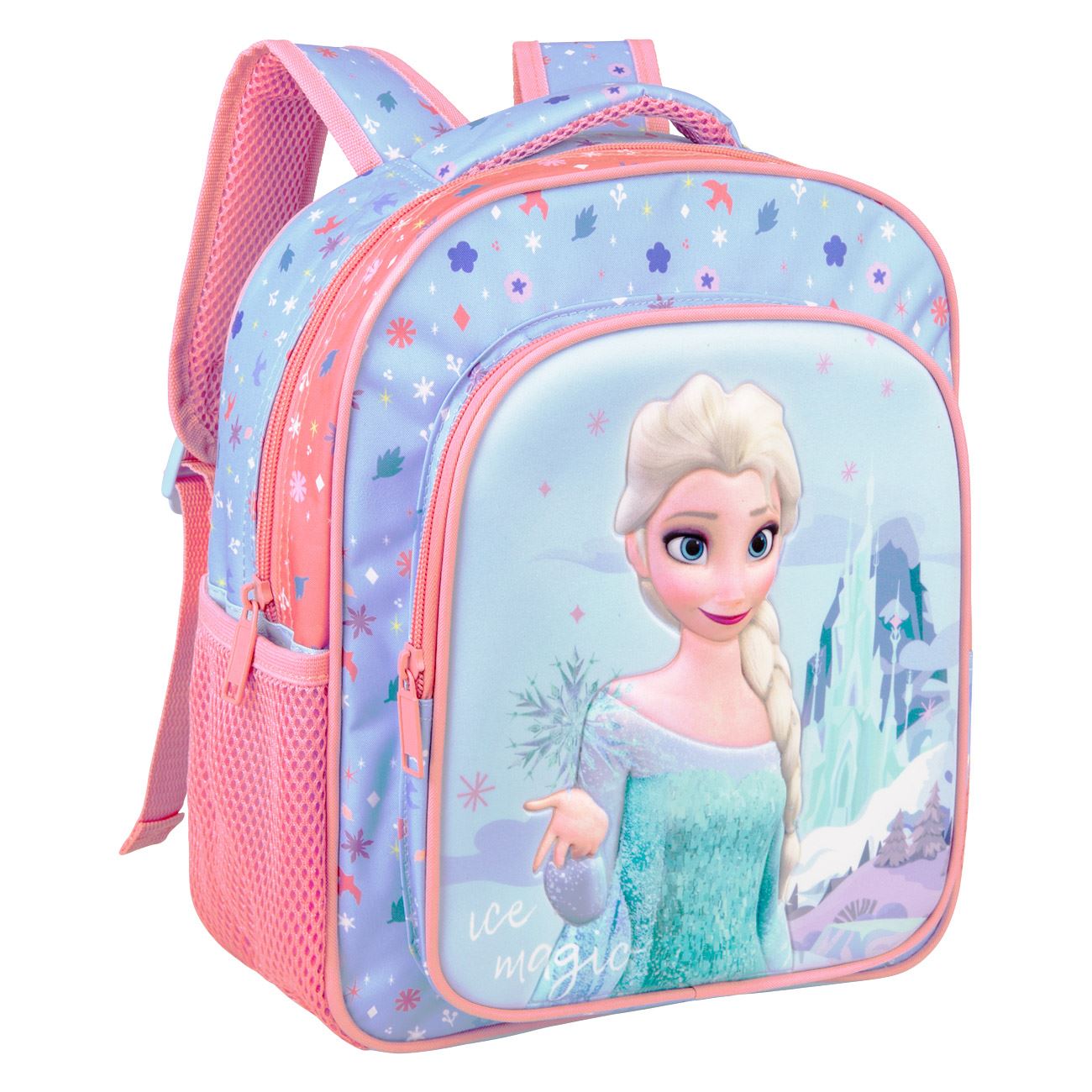 Ghiozdan Gradinita Roz Ciel 3D Frozen - poza 2
