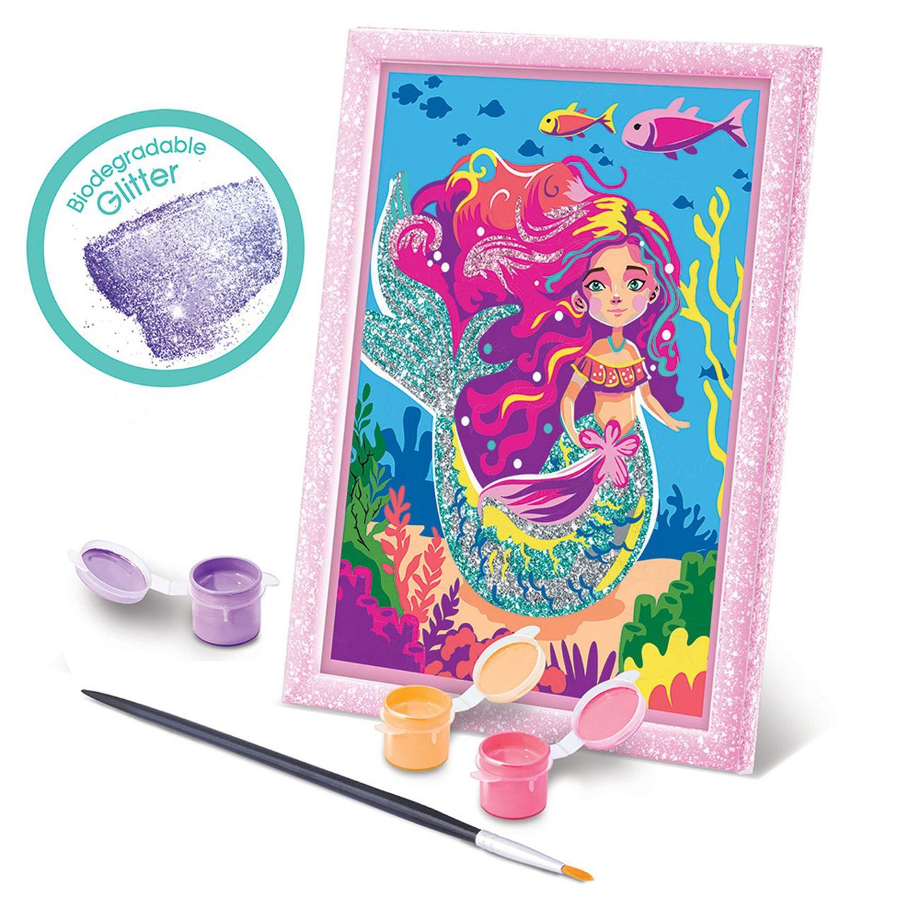 Kit Paint & Frame Pictura cu Numere Mythical Mermaid - AS - poza 6