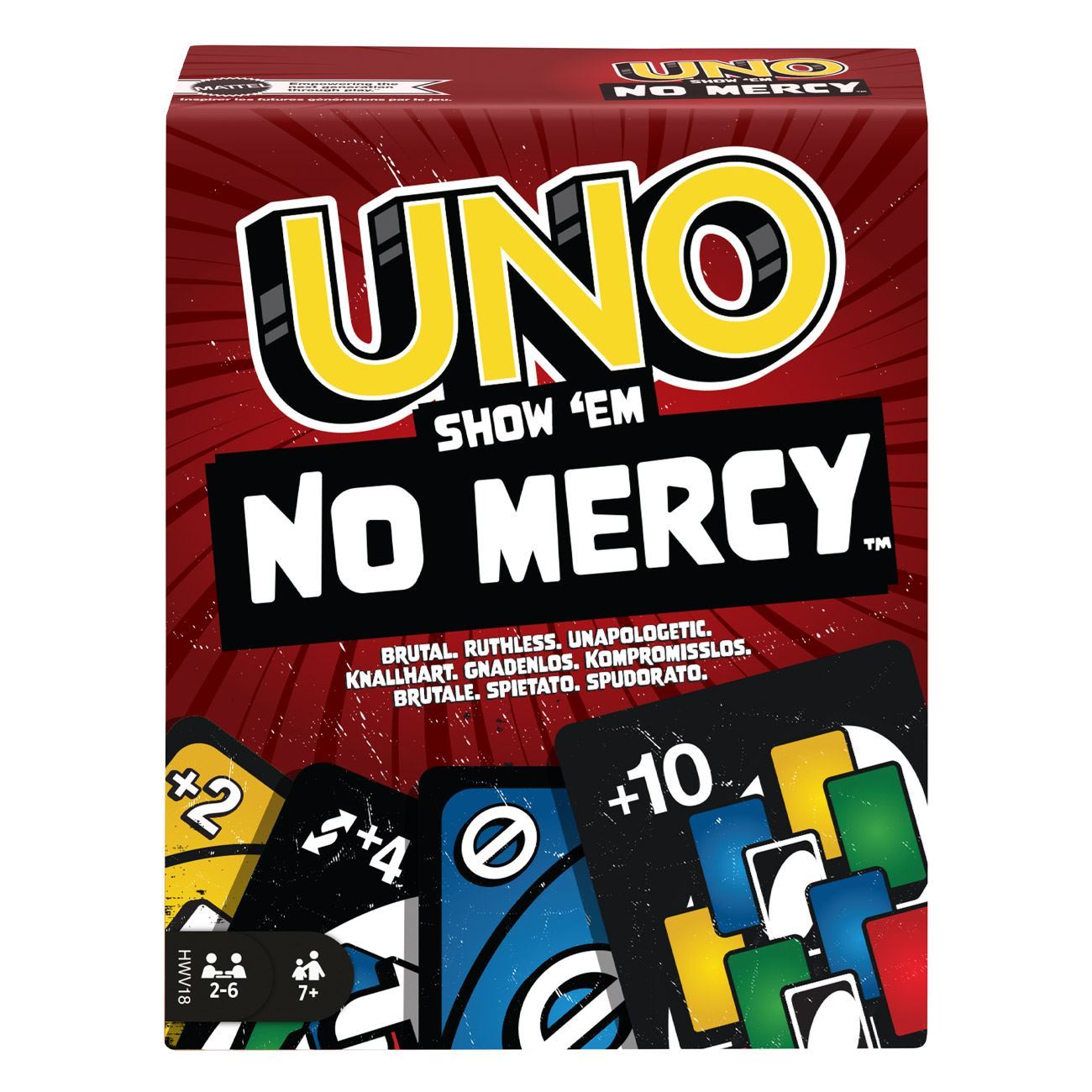 Joc de Societate Uno No Mercy - Mattel