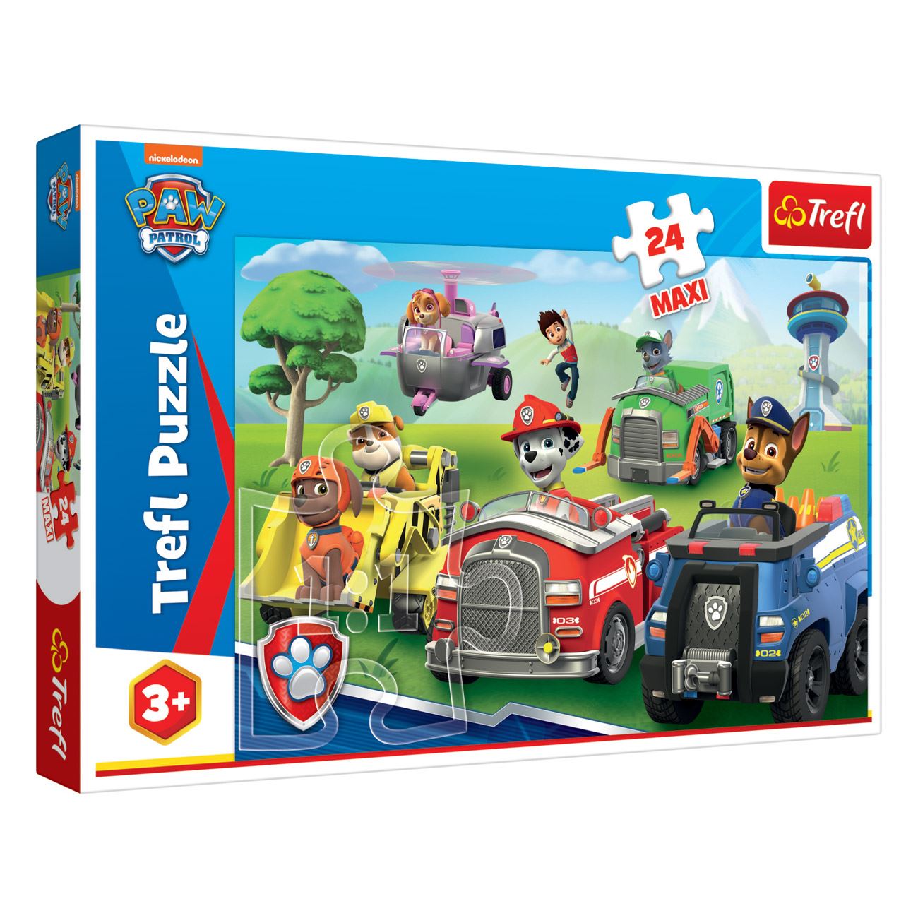 Puzzle Paw Patrol cu Vehicule (24 de Piese) - Trefl