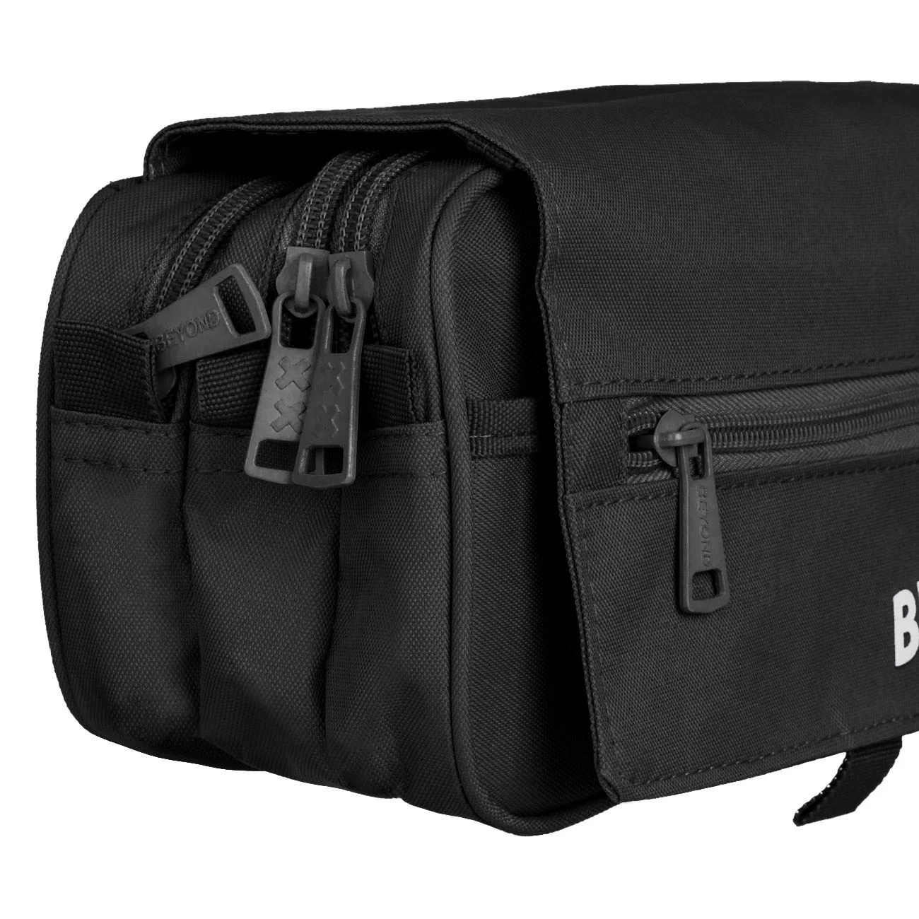Penar Mare Negru cu 4 Fermoare & Capac 22x9x11cm - poza 4