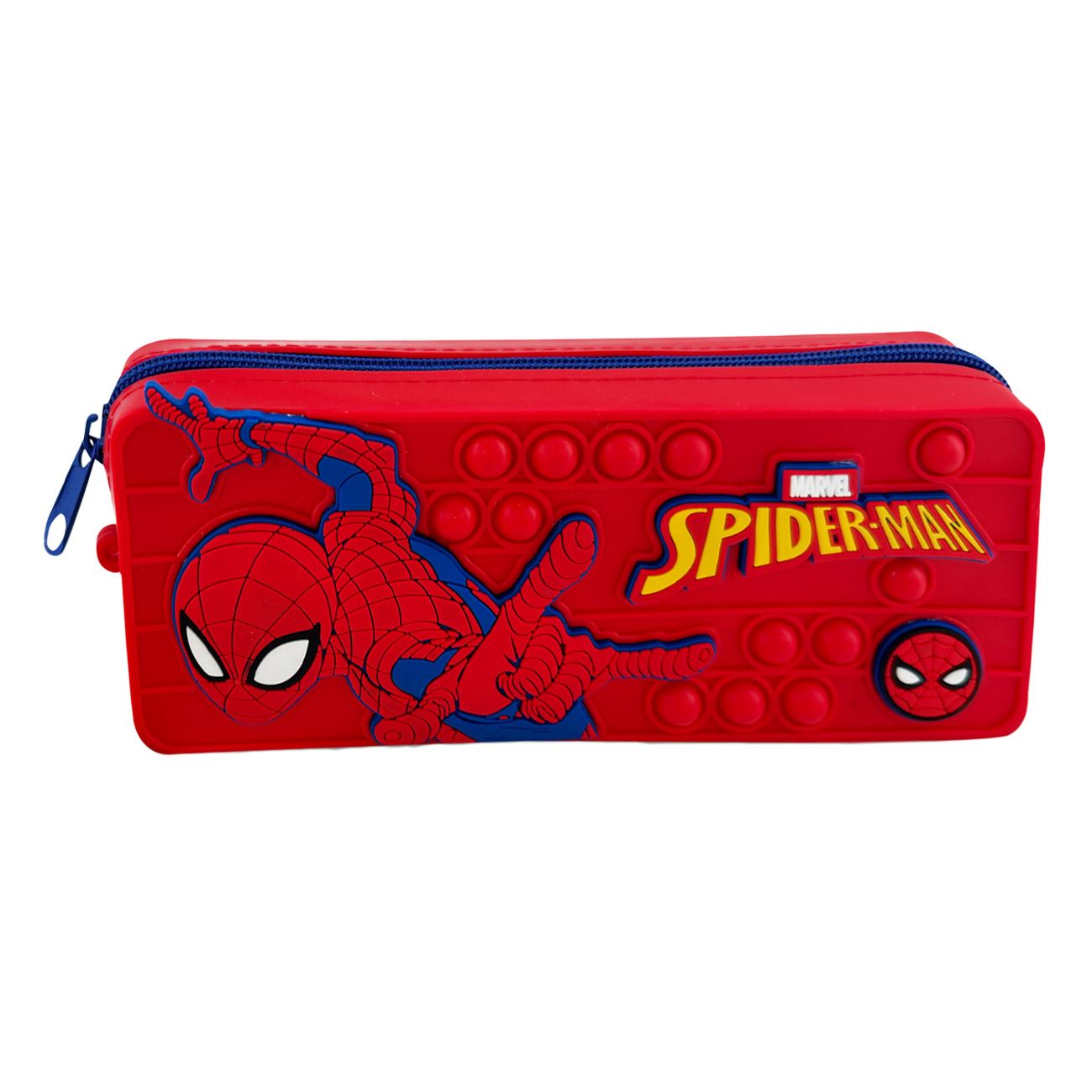 Penar tip Tub din Silicon Oval Rosu Spiderman Pop It 20x3.5x8cm