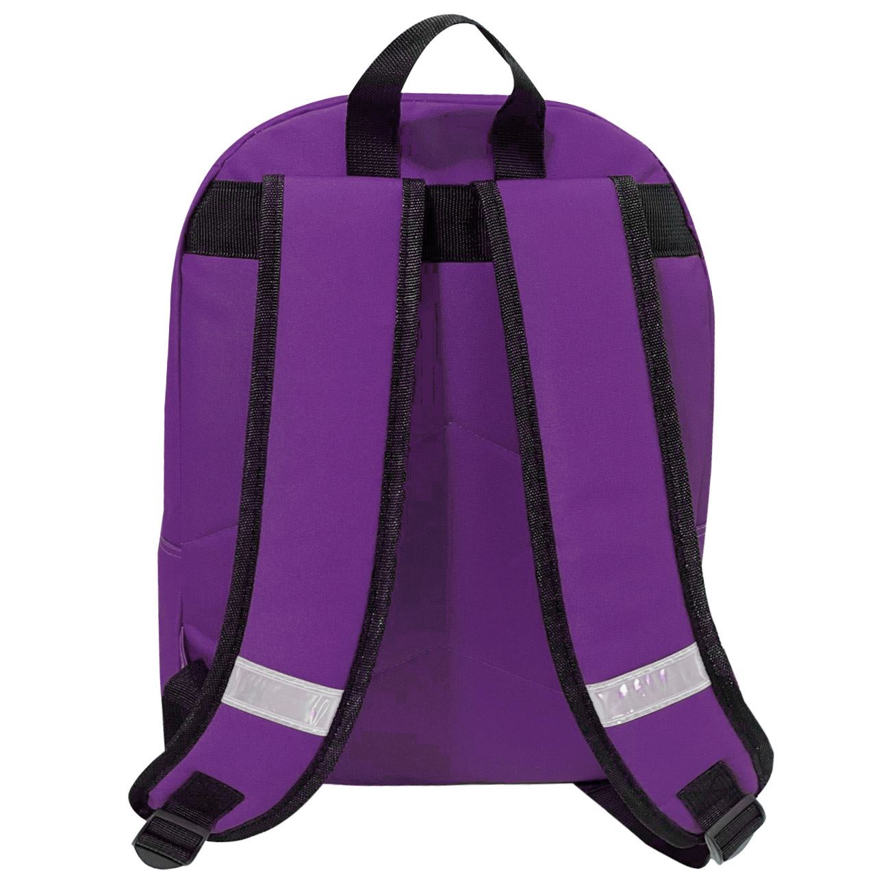 Ghiozdan Mov cu Litere Albe 30x14x44cm - Benetton - poza 3